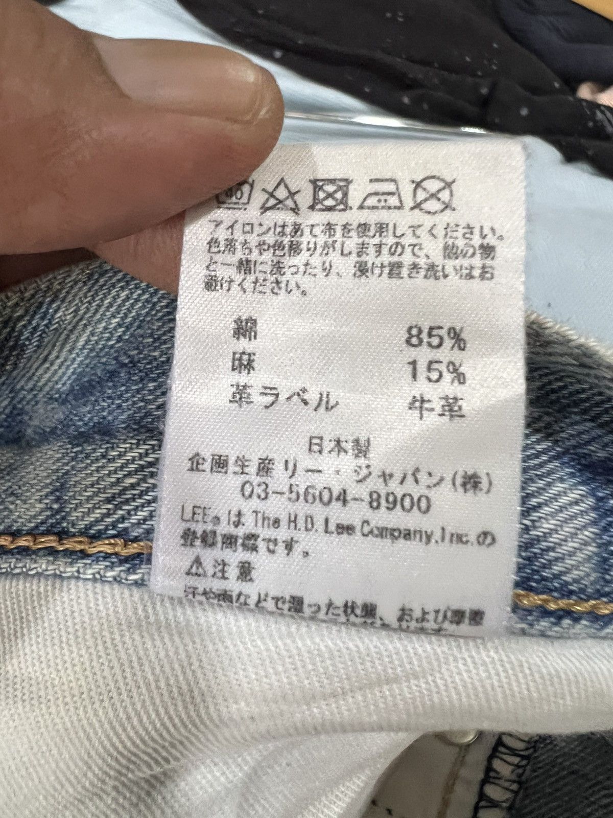 Lee 🔥Rare Vintage Lee 101+ Distressed Denim Size US 31 - 18 Thumbnail