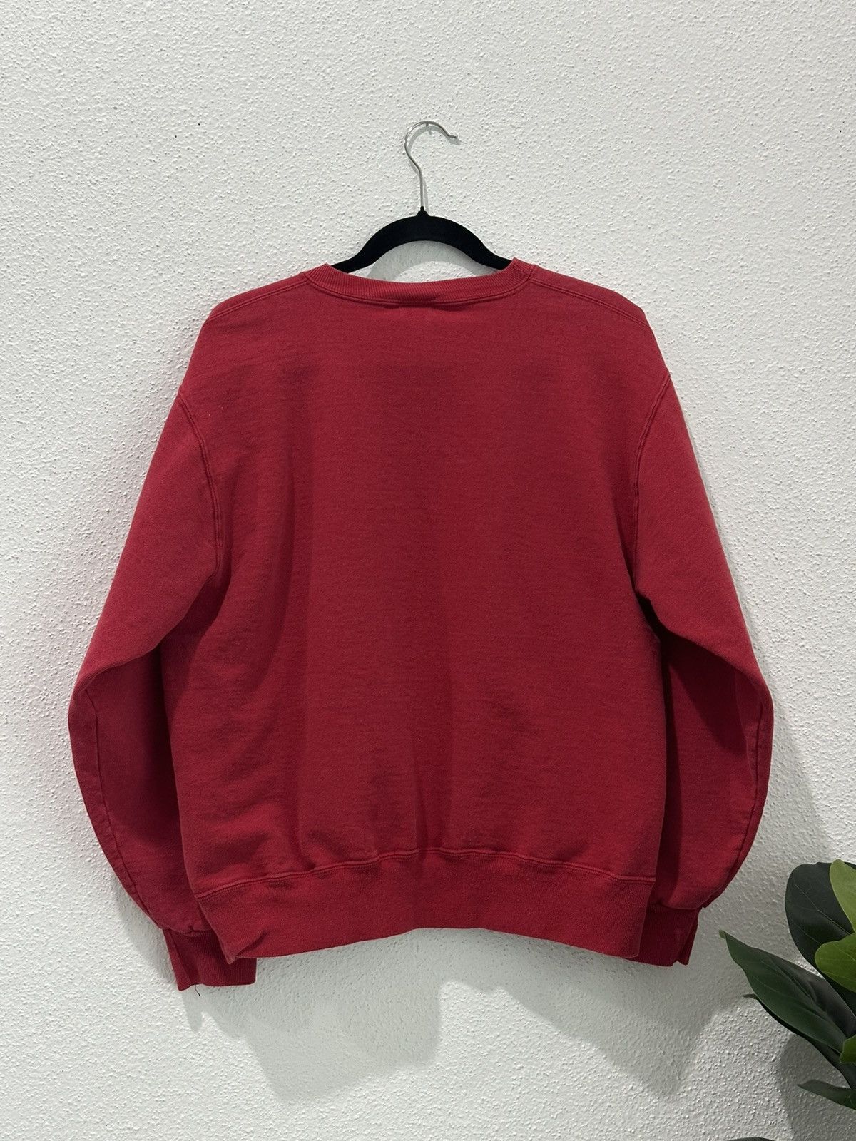 Champion Vintage 90s Champion Maroon Blank Crewneck Size Large Size US L / EU 52-54 / 3 - 4 Thumbnail