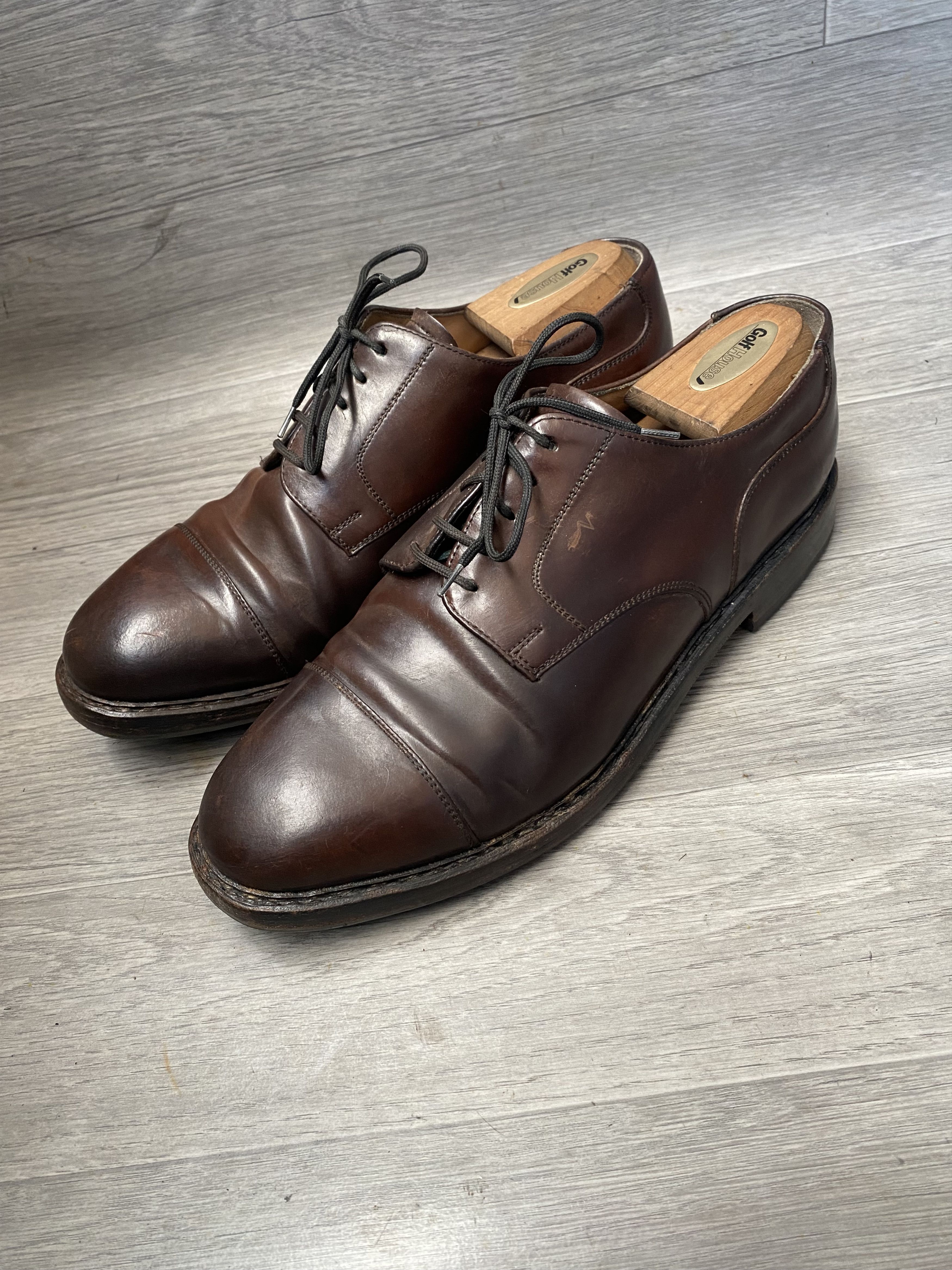 Heinrich Dinkelacker Heinrich dinkelacker shell cordovan oxford cap toe shoes Size US 9 / EU 42 - 1 Thumbnail