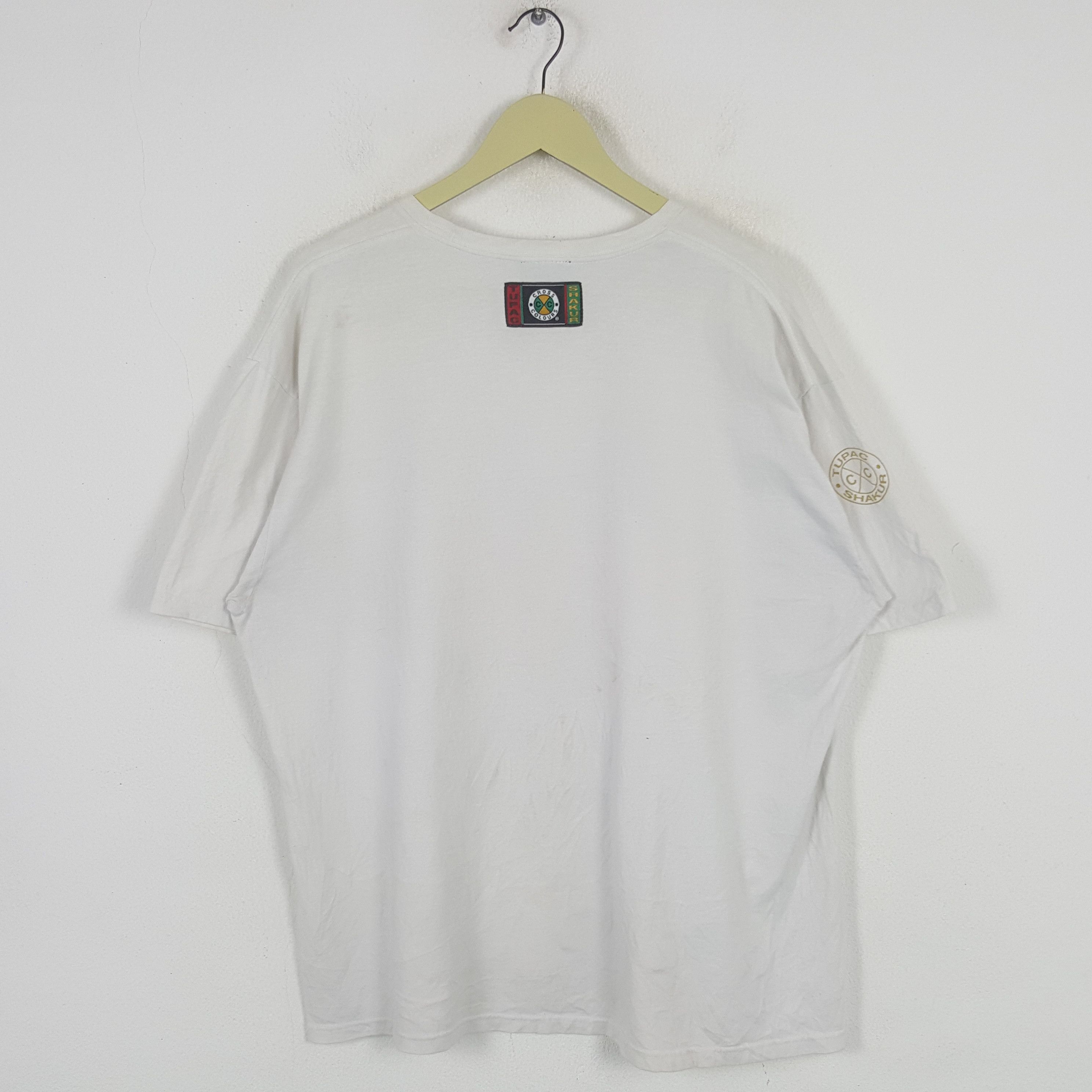 Band Tees × Vintage Vintage TUPAC SHAKUR American Rapper T-shirt Size US XL / EU 56 / 4 - 3 Thumbnail
