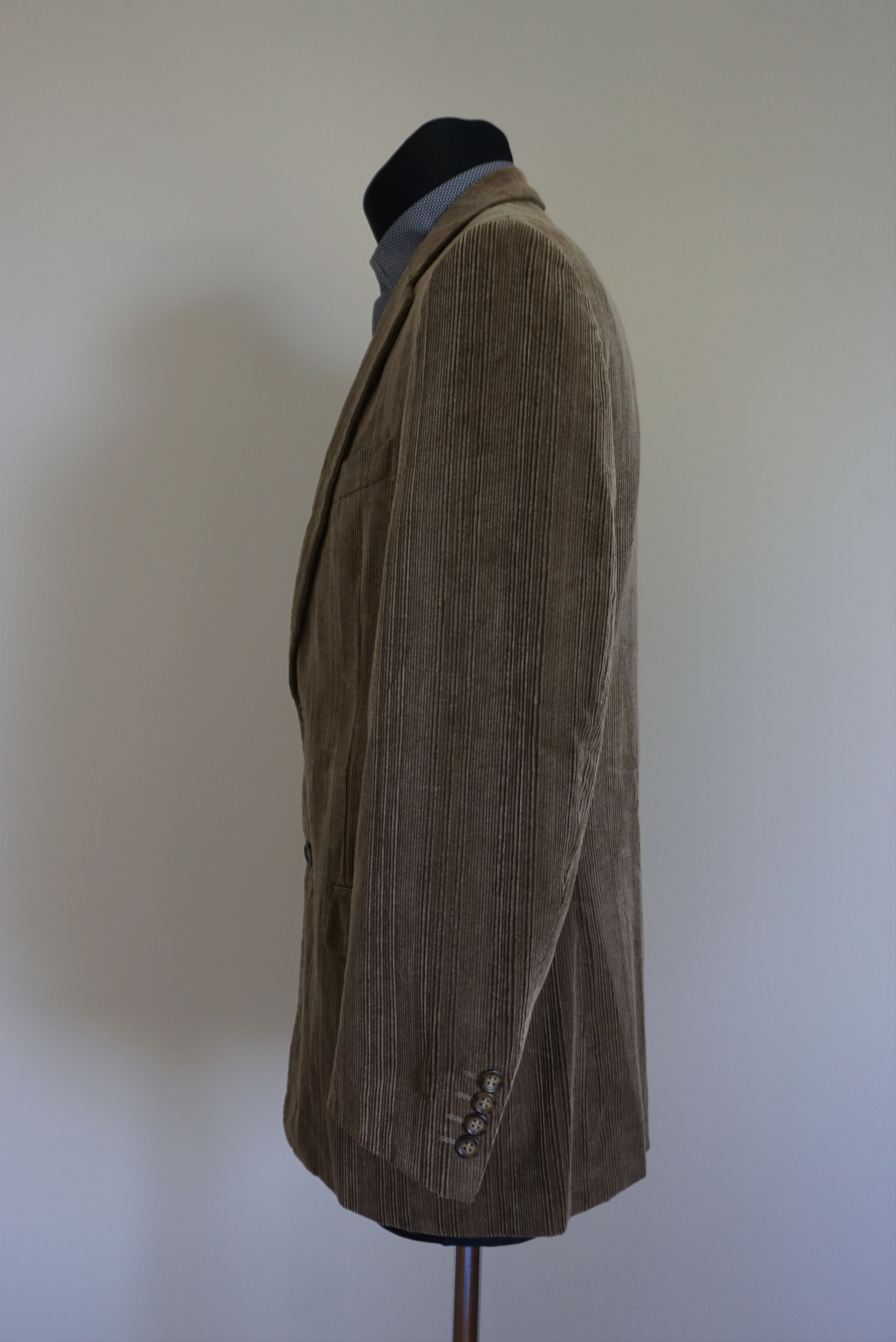 Vintage Rappson L casual jacket 50 UK 40 blazer corduroy cord suit Size 40R - 6 Thumbnail