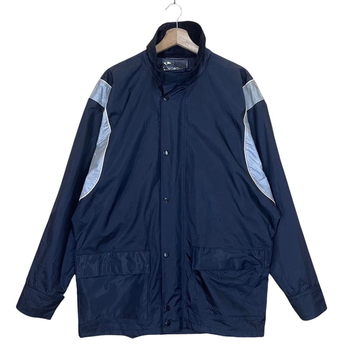 Harley Davidson × Vintage Vintage 90s Harley Davidson Windbreaker Zipper Jacket Size US XL / EU 56 / 4 - 4 Thumbnail