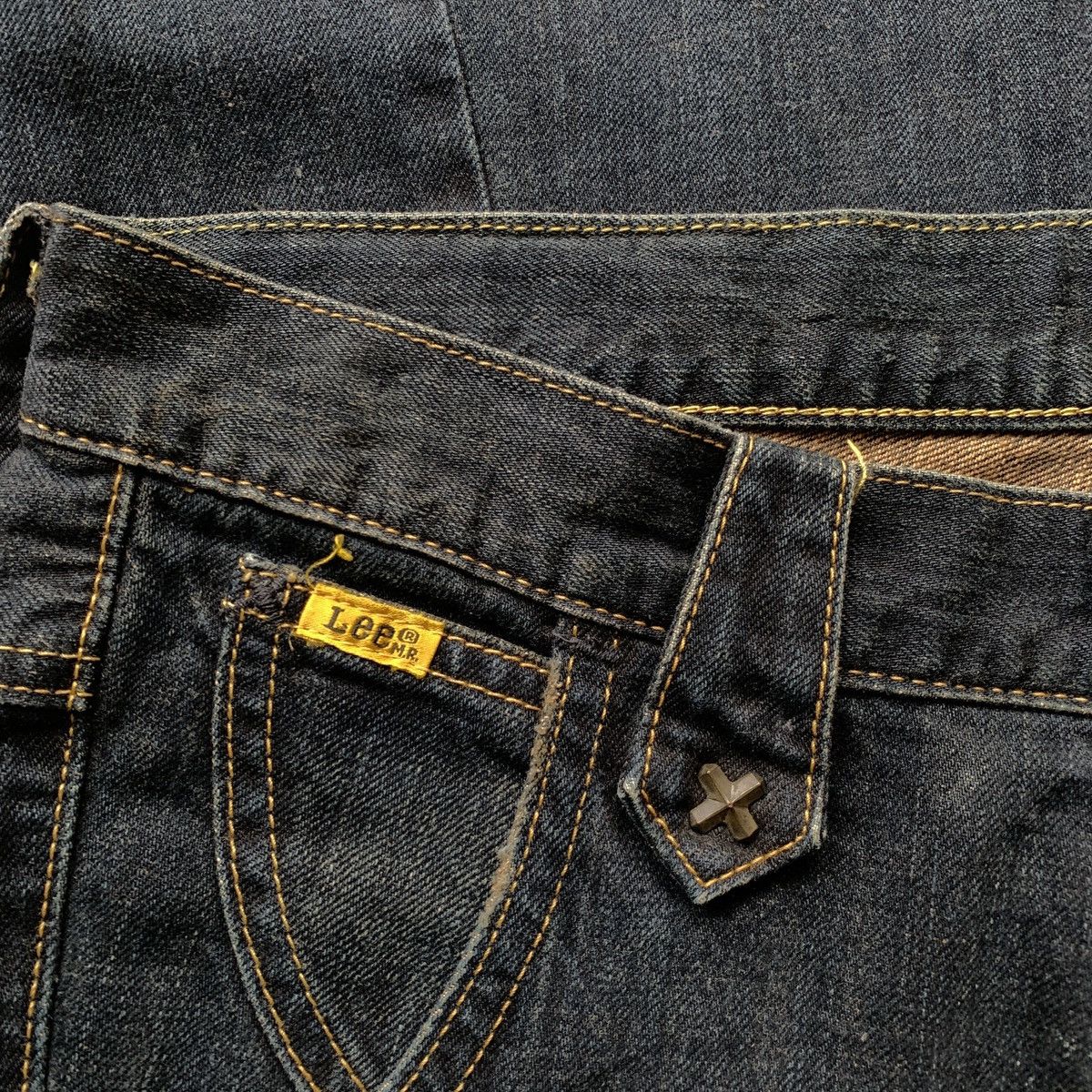 Japanese Brand Lee Riders Spiral ifsix LGB GOA Bootcut Flared Jeans Size US 30 / EU 46 - 4 Thumbnail