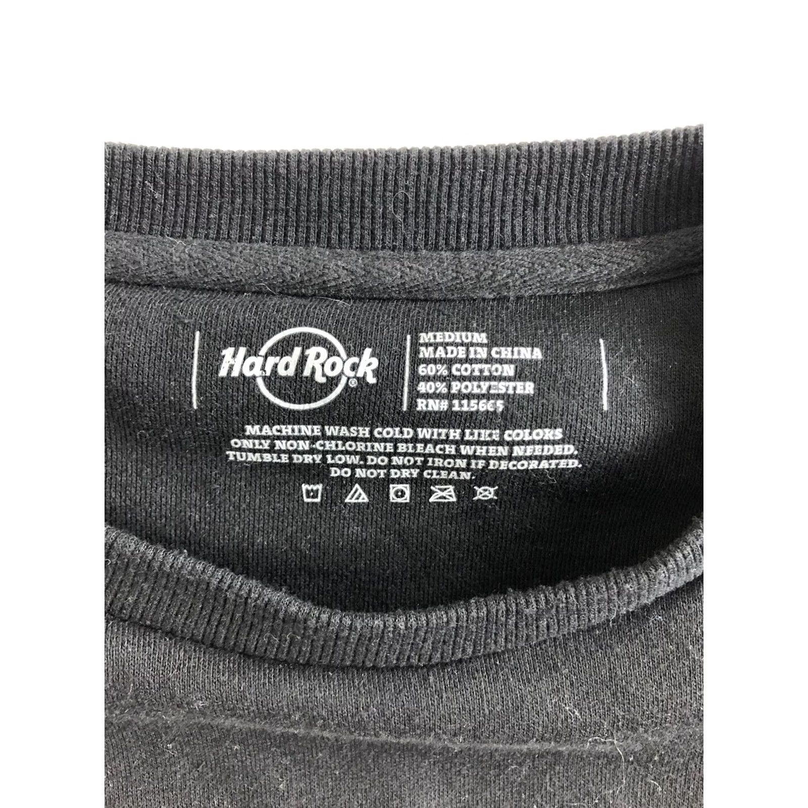 Hard Rock Cafe VINTAGE Hard Rock Cafe Sweatshirt Men 90s Graphic Christmas Santa Claus Black Medium Crew Neck Pullover Regular Size M Size US M / EU 48-50 / 2 - 6 Thumbnail