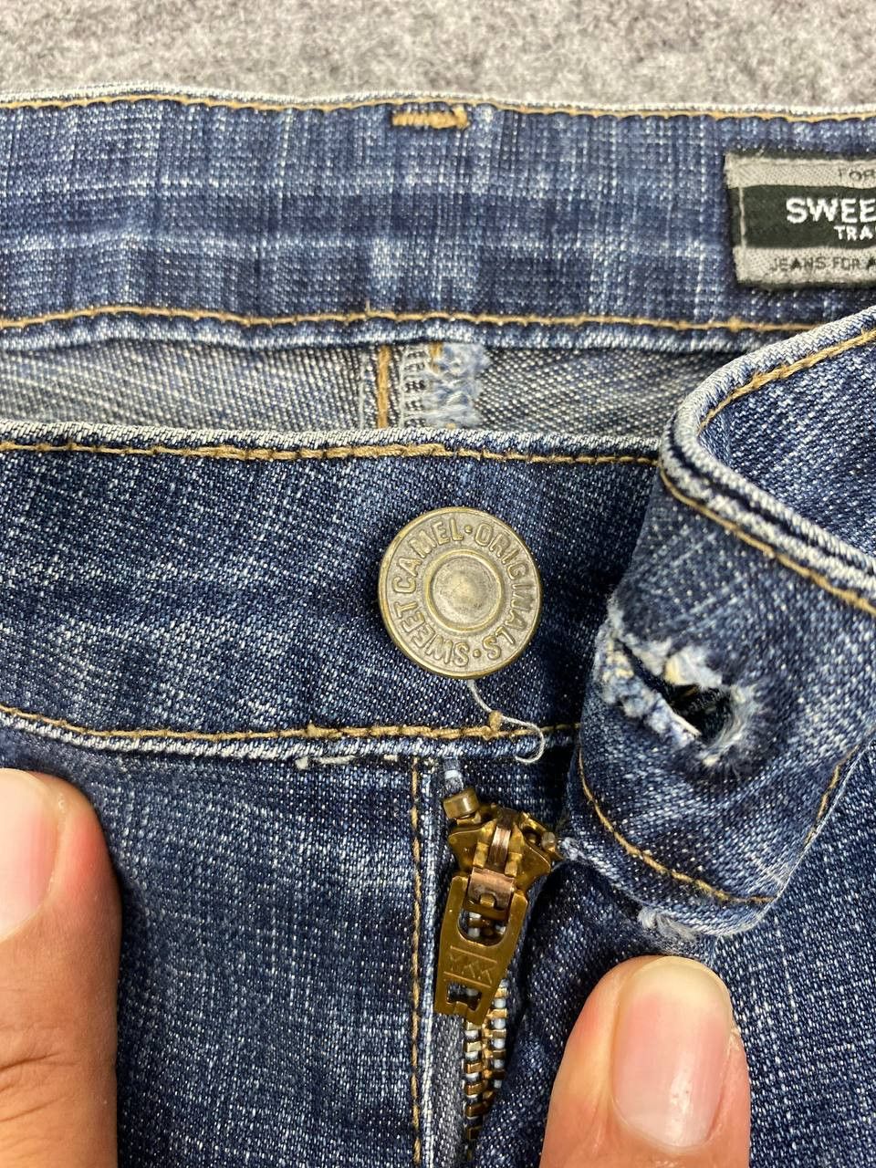 Japanese Brand vintage sweet camel japanese brands bootcut flare denim Size US 30 / EU 46 - 9 Thumbnail