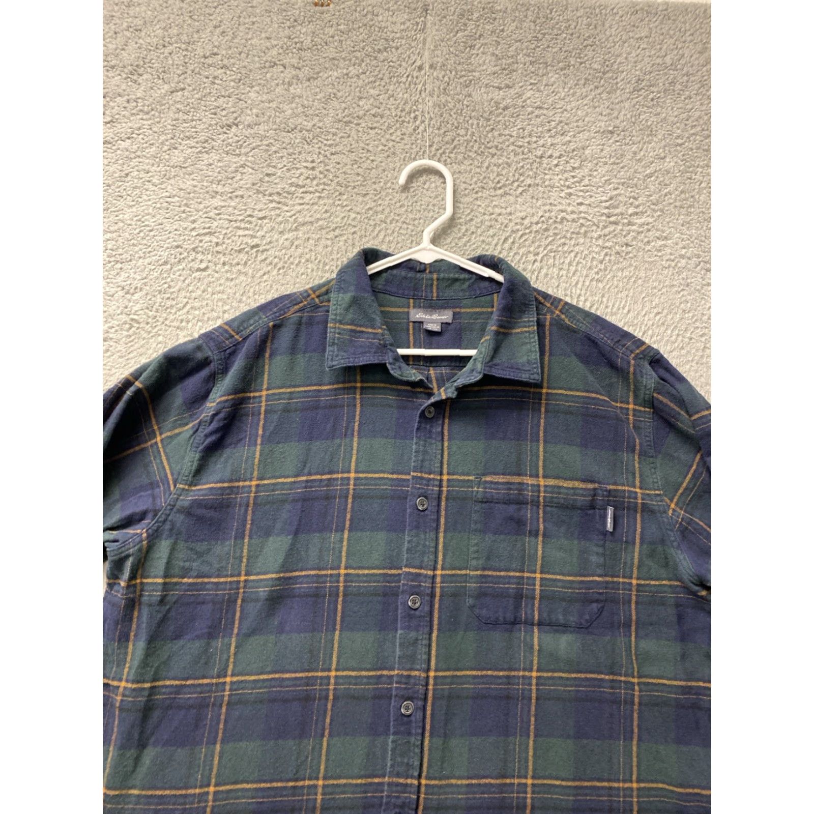 Eddie Bauer VINTAGE Eddie Bauer Shirt Men 2XL Green Plaid Button-Up Long Sleeve Cotton Regular Size US XXL / EU 58 / 5 - 3 Thumbnail
