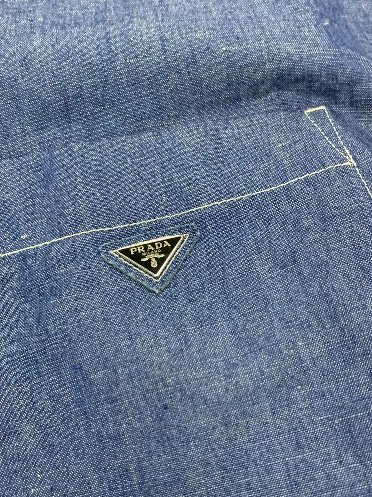 Prada Prada 26 SS Denim Jumpsuit 38 New Versatile Size XS / US 0-2 / IT 36-38 - 3 Thumbnail