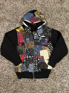 Supreme Patchwork Hoodie | Grailed