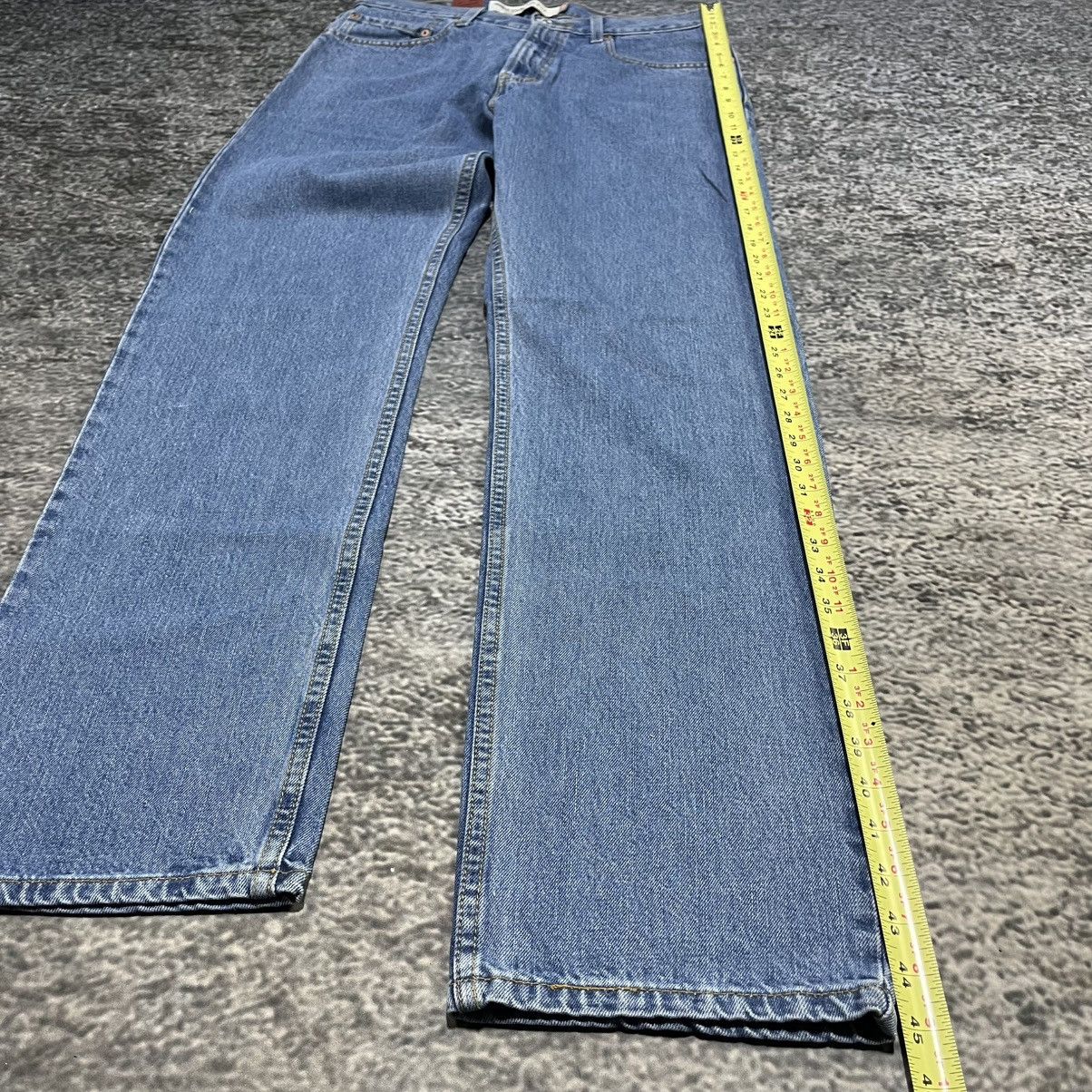 Levi's Vintage Levi's 505 Jeans 2000s Straight Regular Fit 34x34 Size US 34 / EU 50 - 10 Thumbnail
