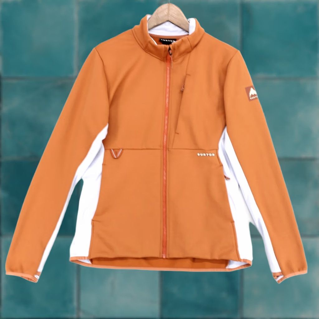 Burton Burton Multipath Jacket Womens M Orange Full Zip Fleece Thumbholes Jacket Size M / US 6-8 / IT 42-44 - 1 Thumbnail