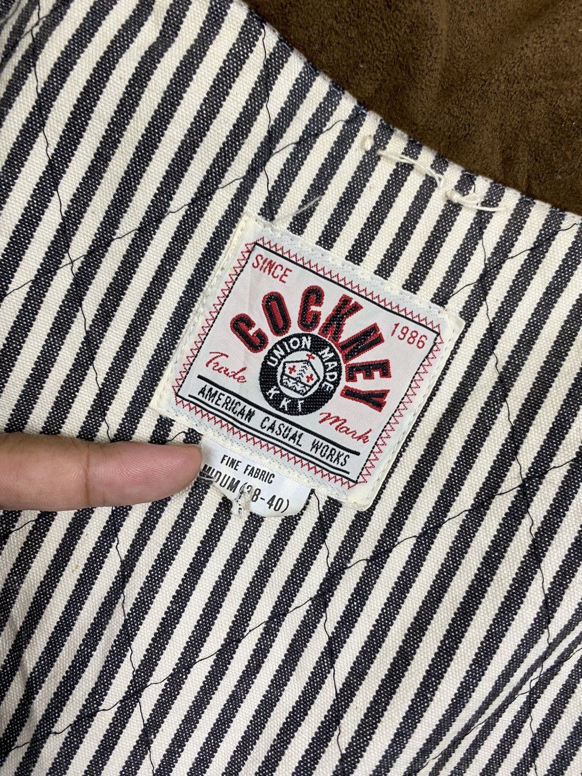 Vintage 🔥Vintae 80s COCKNEY Union Made Workwear Chore Jacket Size US M / EU 48-50 / 2 - 12 Thumbnail