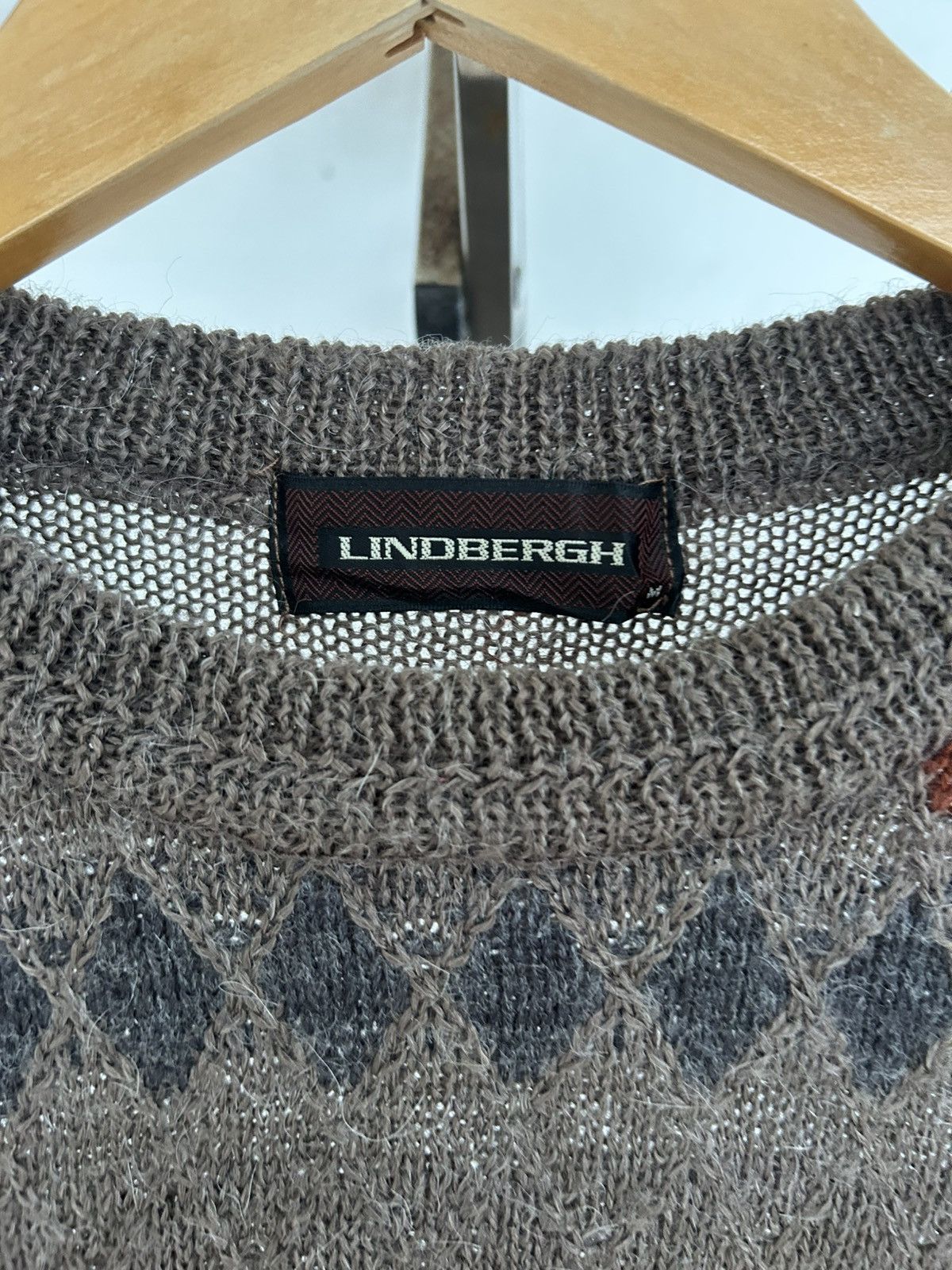 Lindbergh Limdbergh Vintage Japan Knitwear Wool Sweatshirt Size US M / EU 48-50 / 2 - 4 Thumbnail