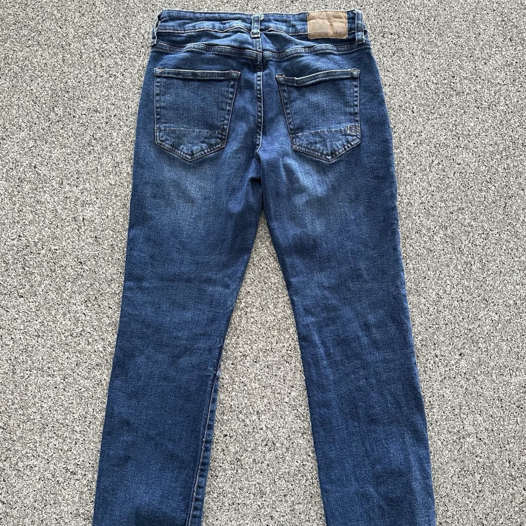 Vintage VINTAGE Aéropostale Jeans Women’s 28 Straight Denim Blue Slim Stretch Mid Rise 27in Inseam 27in Womens Jeans Size 28" / US 6 / IT 42 - 3 Thumbnail