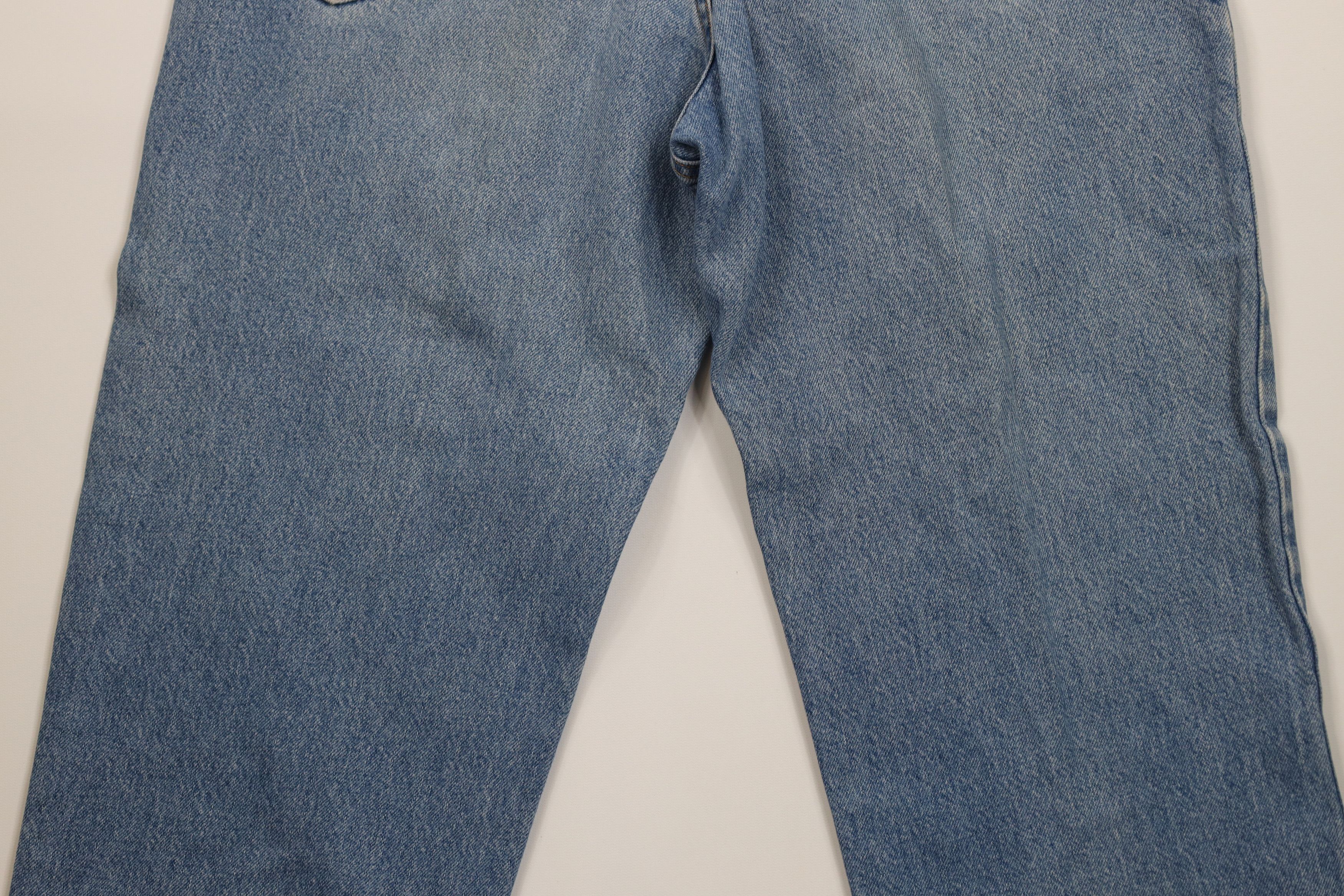 Levi's Vintage Y2K 2002 Levis 468 Relaxed Straight Leg Jeans Blue Size US 36 / EU 52 - 13 Thumbnail