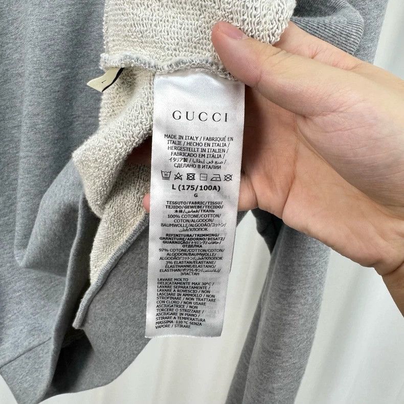 Gucci Gucci Double G letter printed sweatshirt Size US L / EU 52-54 / 3 - 6 Thumbnail