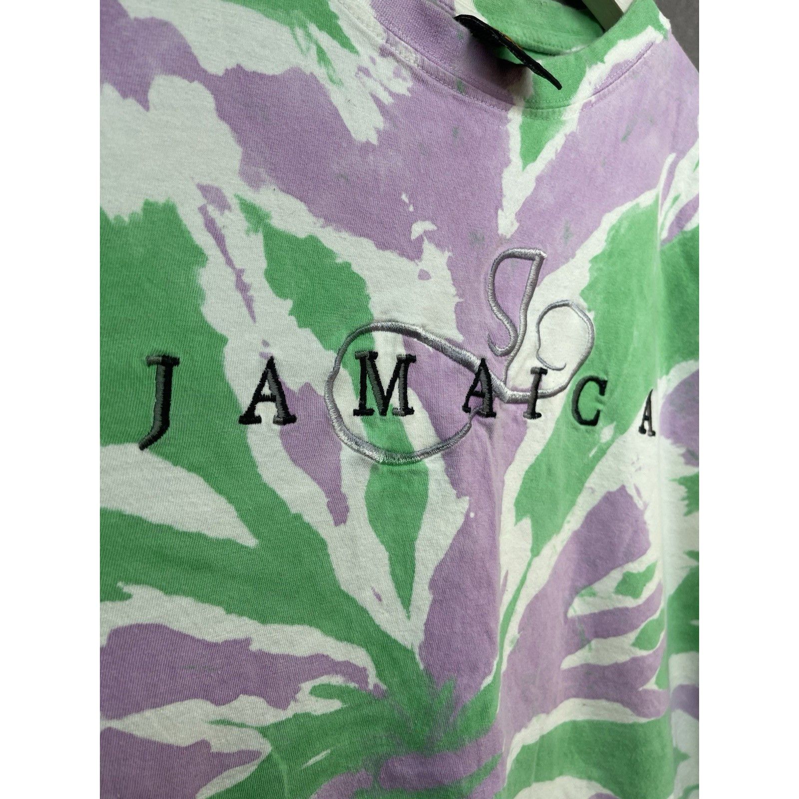 Other Vintage 90s Y2K Jamaica Purple Tie Dye Large Been Trill Irie Size US L / EU 52-54 / 3 - 5 Thumbnail