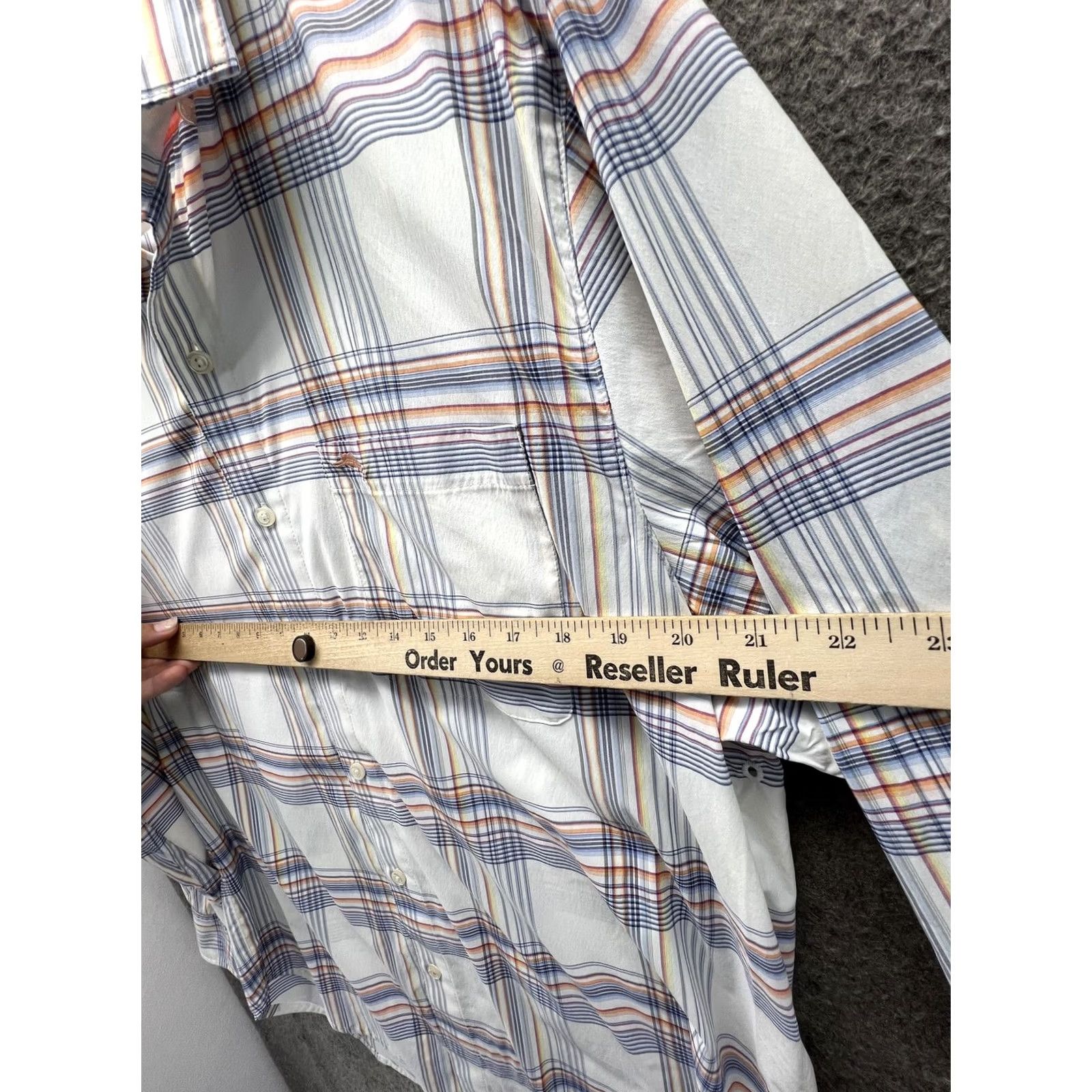 Tommy Bahama Tommy Bahama Shirt Mens M White Plaid Long Sleeve Button Front Casual Woven Size US M / EU 48-50 / 2 - 4 Thumbnail