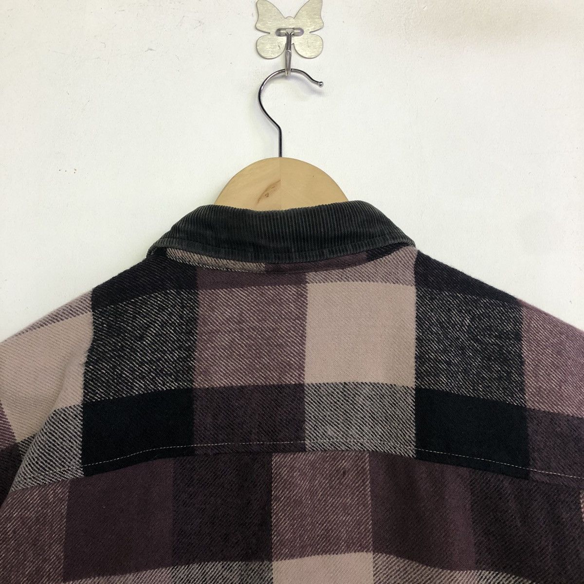 Budweiser × Vintage Vintage Budweiser switch collar check wool jacket Size US M / EU 48-50 / 2 - 11 Thumbnail