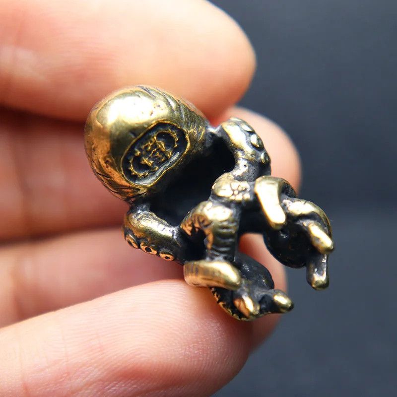 Handmade 3Pcs Octopus Knife Beads Paracord Bead Zipper Umbrella Rope Size ONE SIZE - 8 Thumbnail