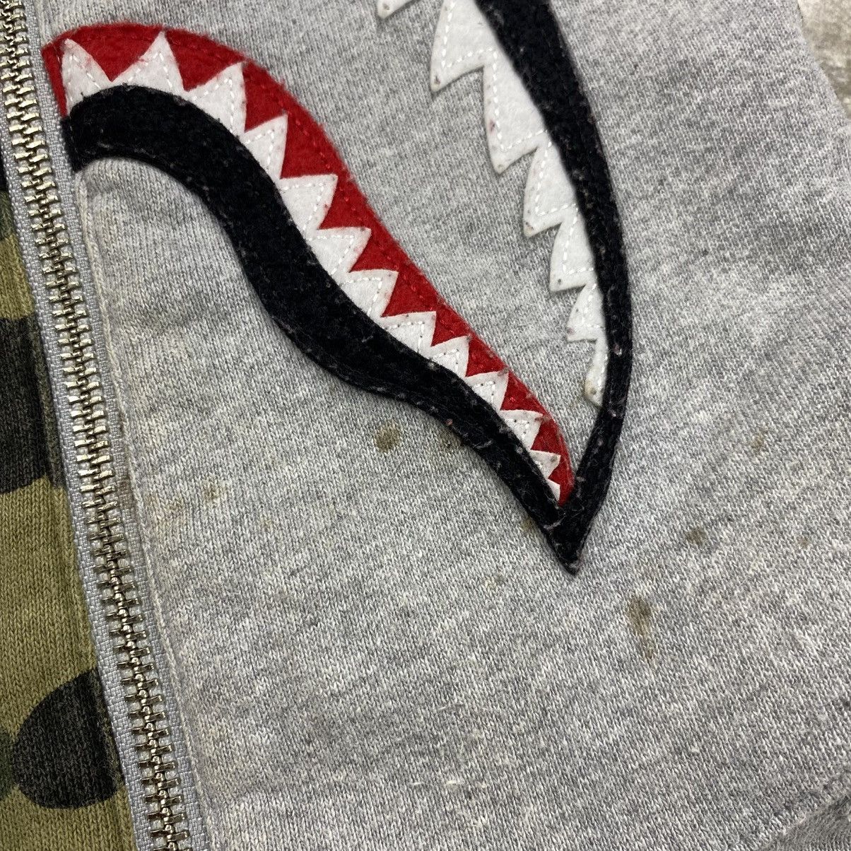 Bape Shark Half Zip Pullover Hoodie Size US S / EU 44-46 / 1 - 5 Thumbnail
