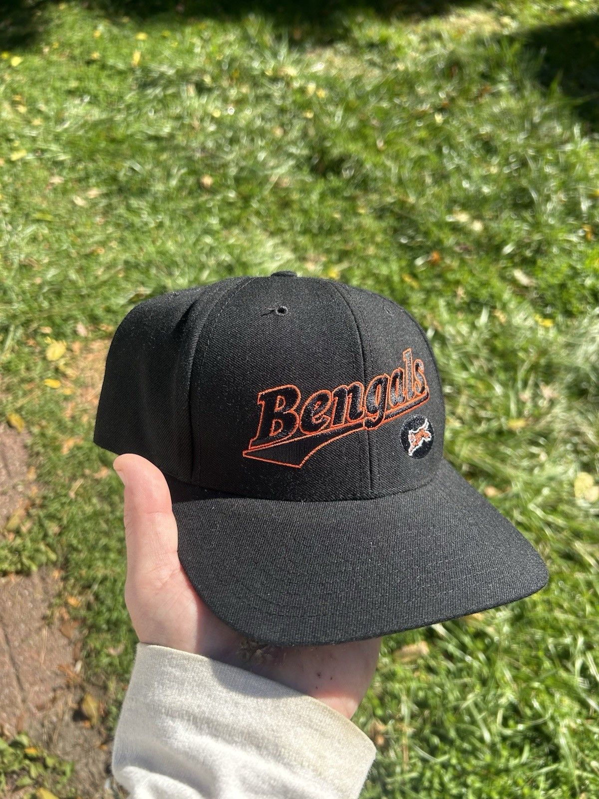 Vintage 90s SnapBack hat Cincinnati bengals NFL football wool blend Size ONE SIZE - 1 Thumbnail