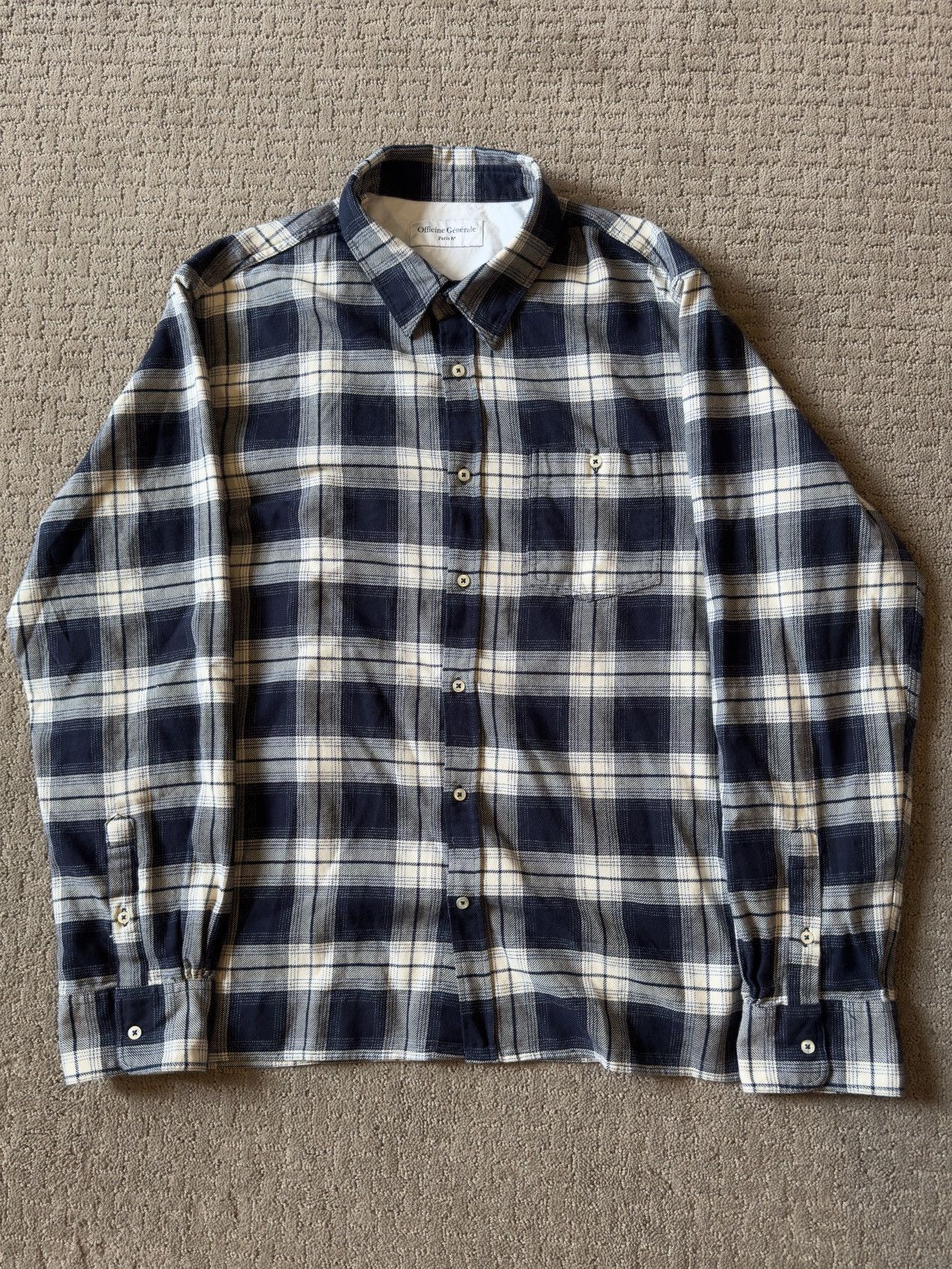 Officine Generale Alex Button-Down Size US XXL / EU 58 / 5 - 1 Thumbnail