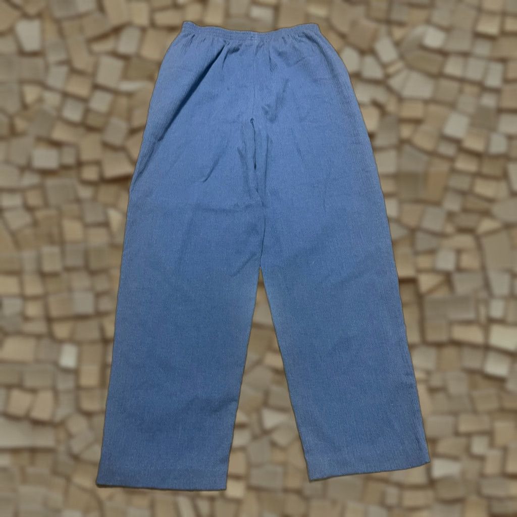 Blair Blair Pants Women's Size 14 Blue Pull On Straight Leg Pants, Regular Inseam 25 in, Casual Size 36" / US 14 / IT 50 - 1 Thumbnail