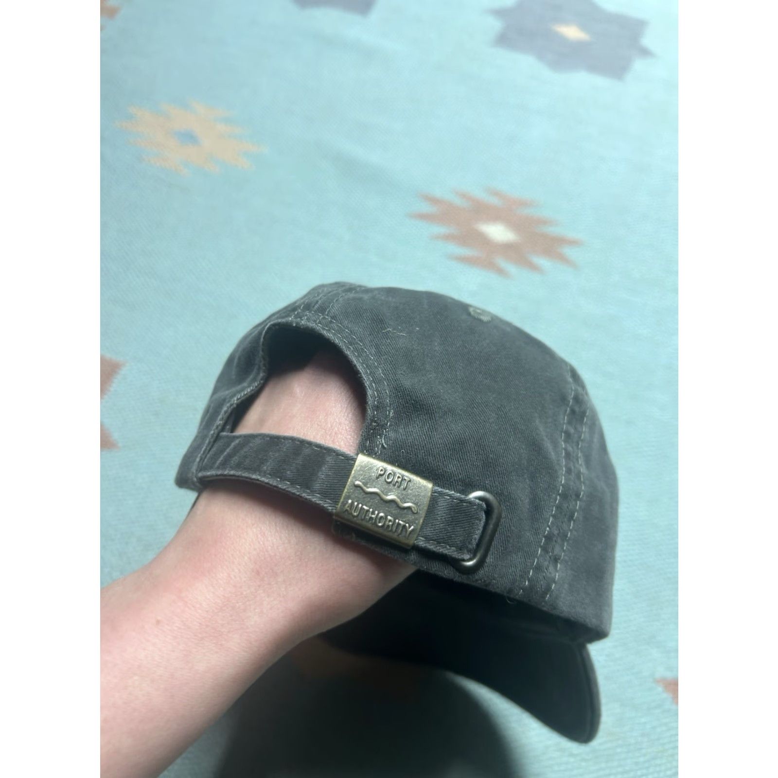 Port Authority Port Authority The Andersons strapback hat cap faded black cotton adjustable Men Baseball Cap Size ONE SIZE - 5 Thumbnail