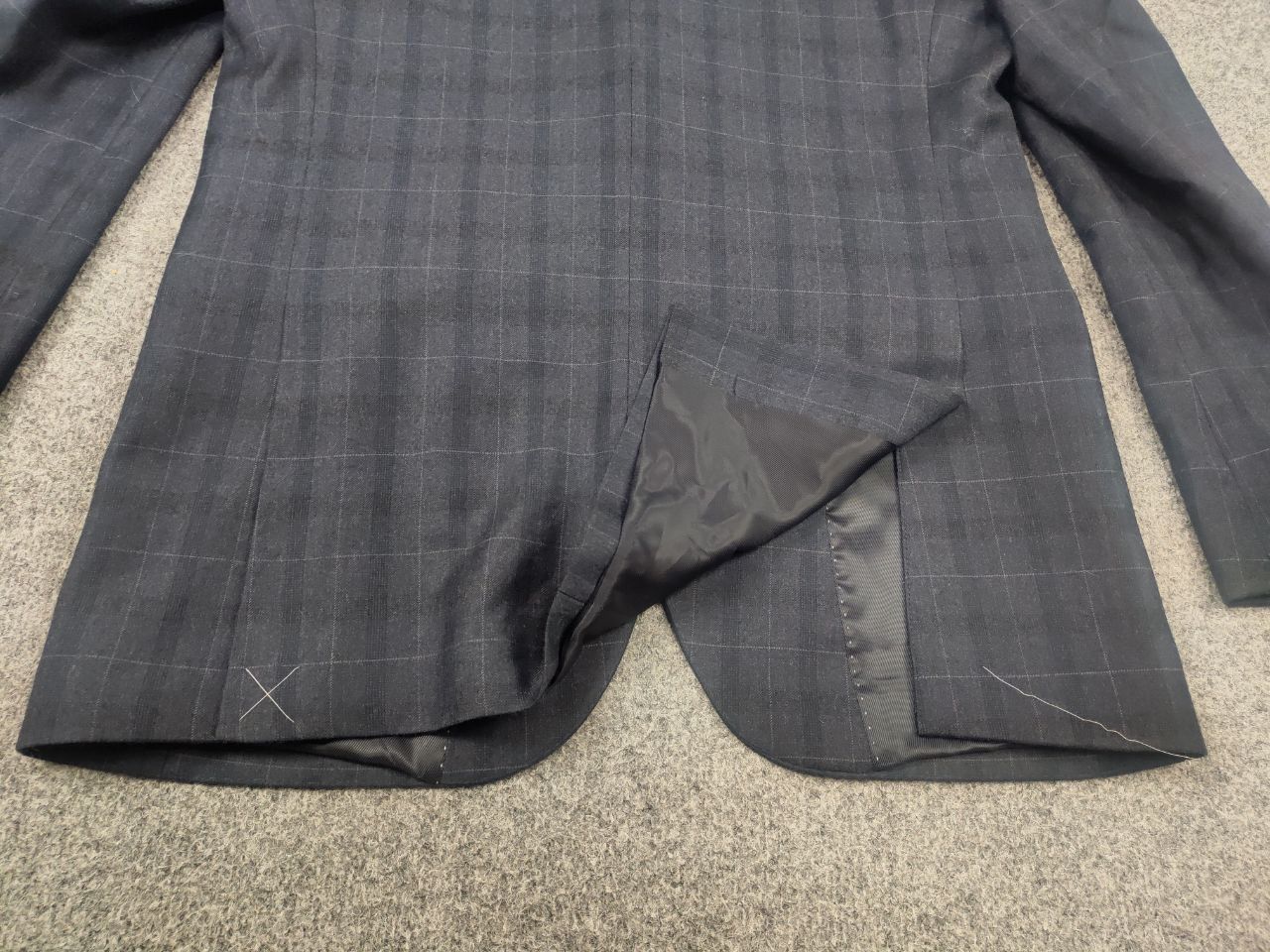 Marks & Spencer Marks & Spencer By Alfred Brown Wool Navy suit Blazer Pants Size 48L - 12 Thumbnail