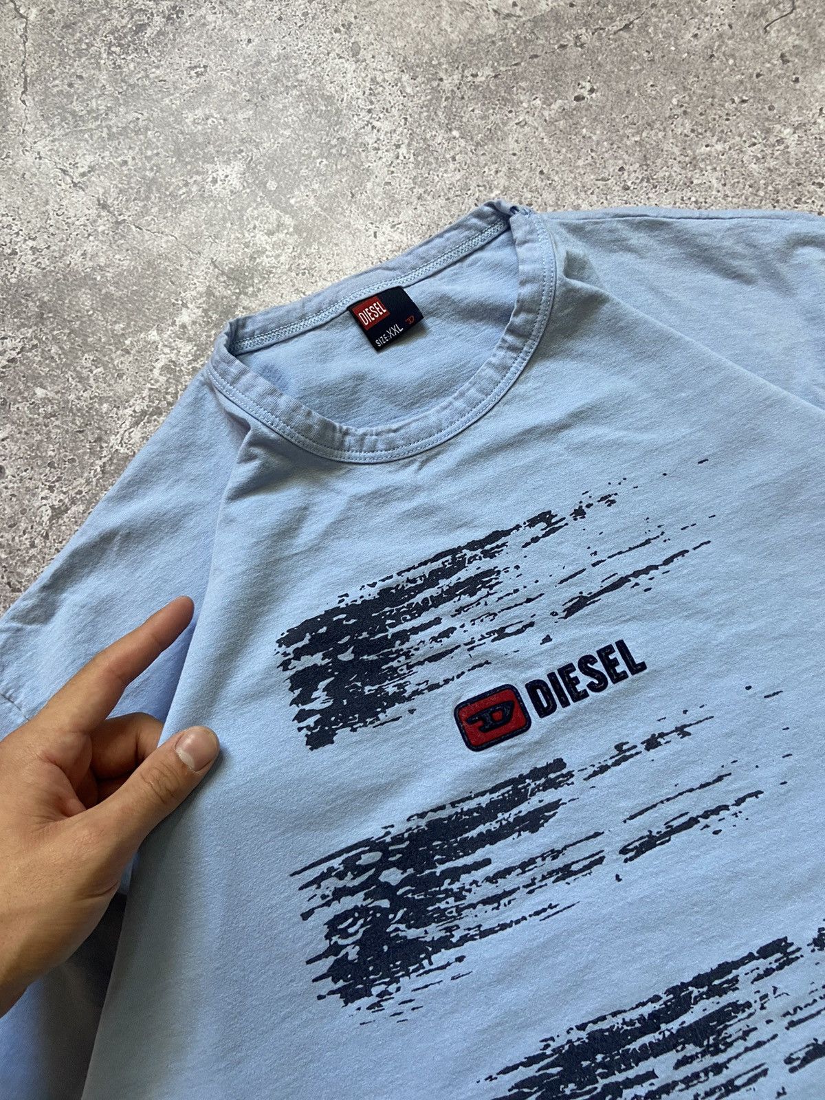Diesel × Vintage Vintage Diesel Big graphic logo Japanese style tee Size US XL / EU 56 / 4 - 2 Thumbnail