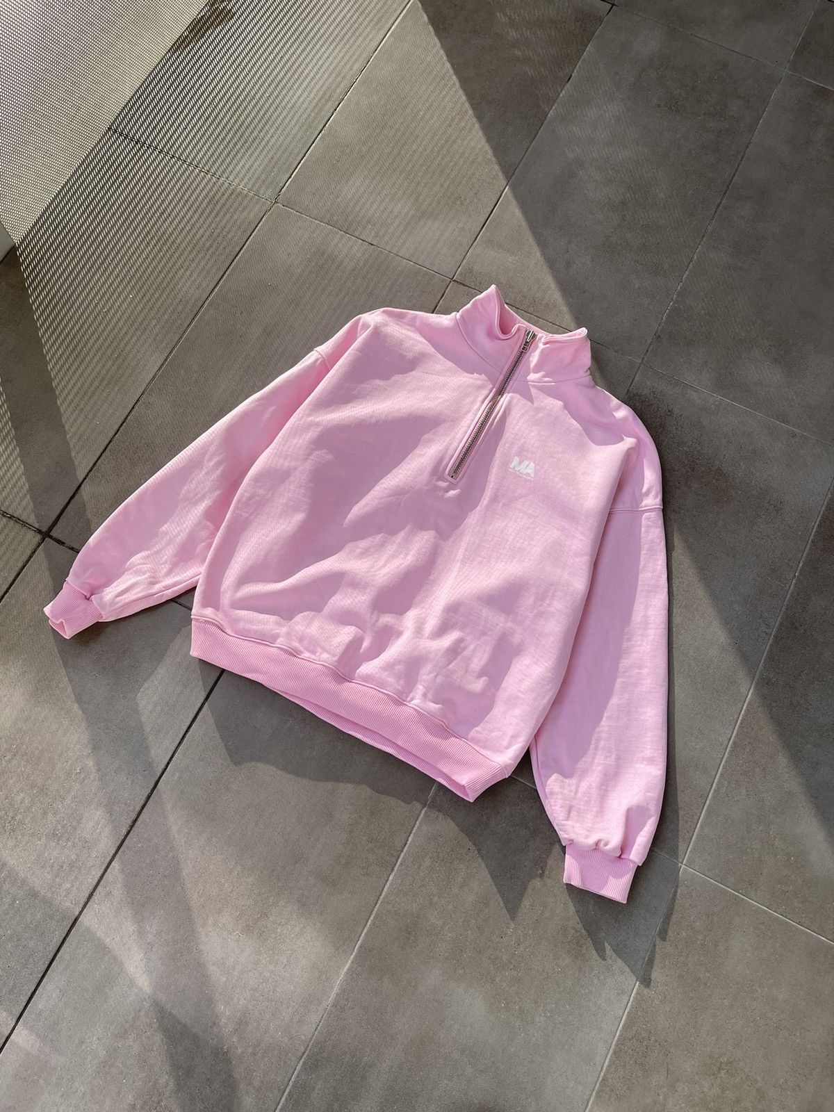 Martin Asbjorn Martin Asbjorn Logo Pink Half Zip Crewneck Size US M / EU 48-50 / 2 - 8 Thumbnail