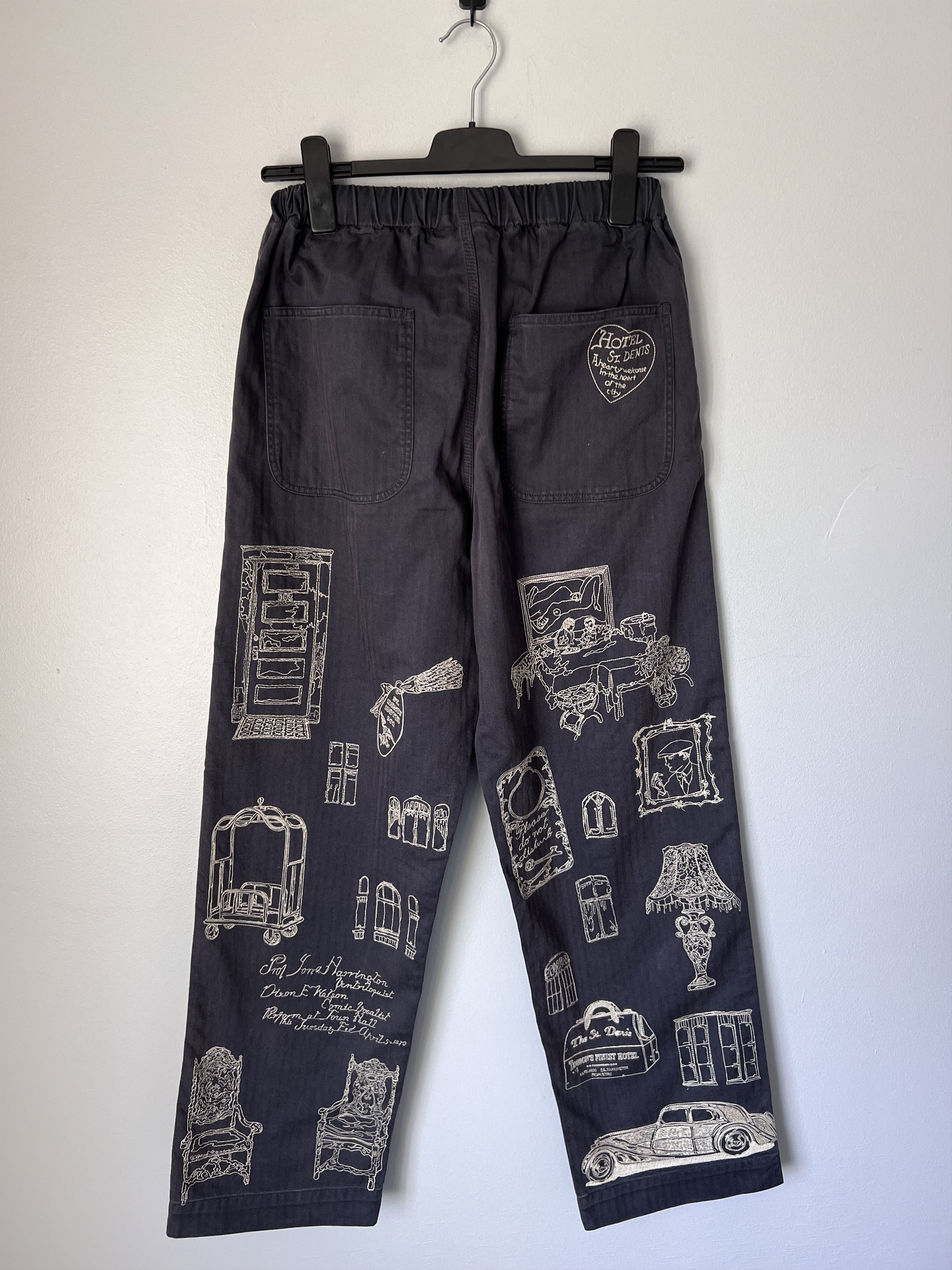Samuel Zelig Samuel Zelig St. Denis Hotel Pants in Navy Size US 32 / EU 48 - 6 Thumbnail