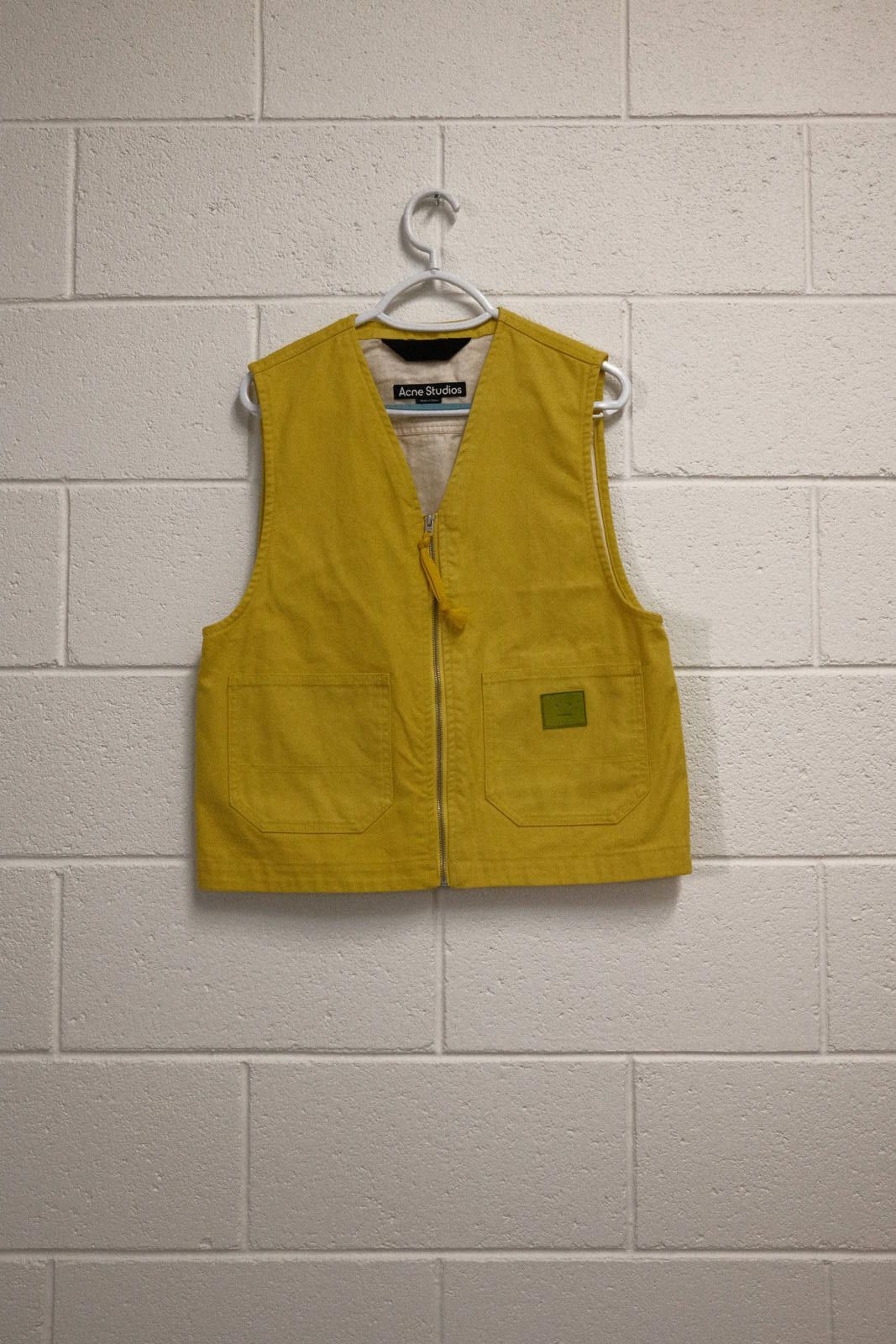 Acne Studios Acne Studios Yellow Cotton Vest Size US M / EU 48-50 / 2 - 1 Thumbnail