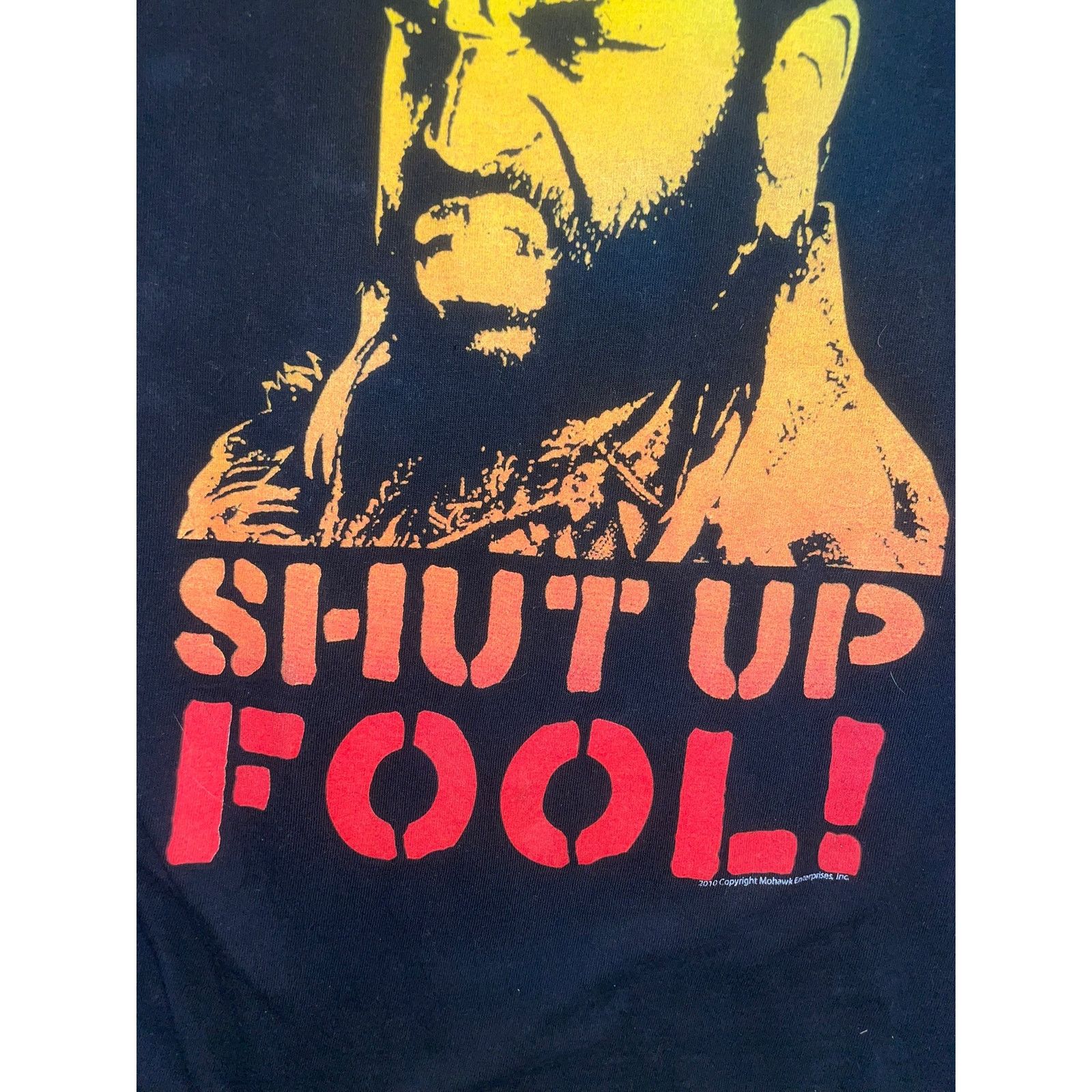 Vintage 2010 Shut Up Fool Mr. T Movie Graphic Black Shirt Tee Medium Size US M / EU 48-50 / 2 - 3 Thumbnail