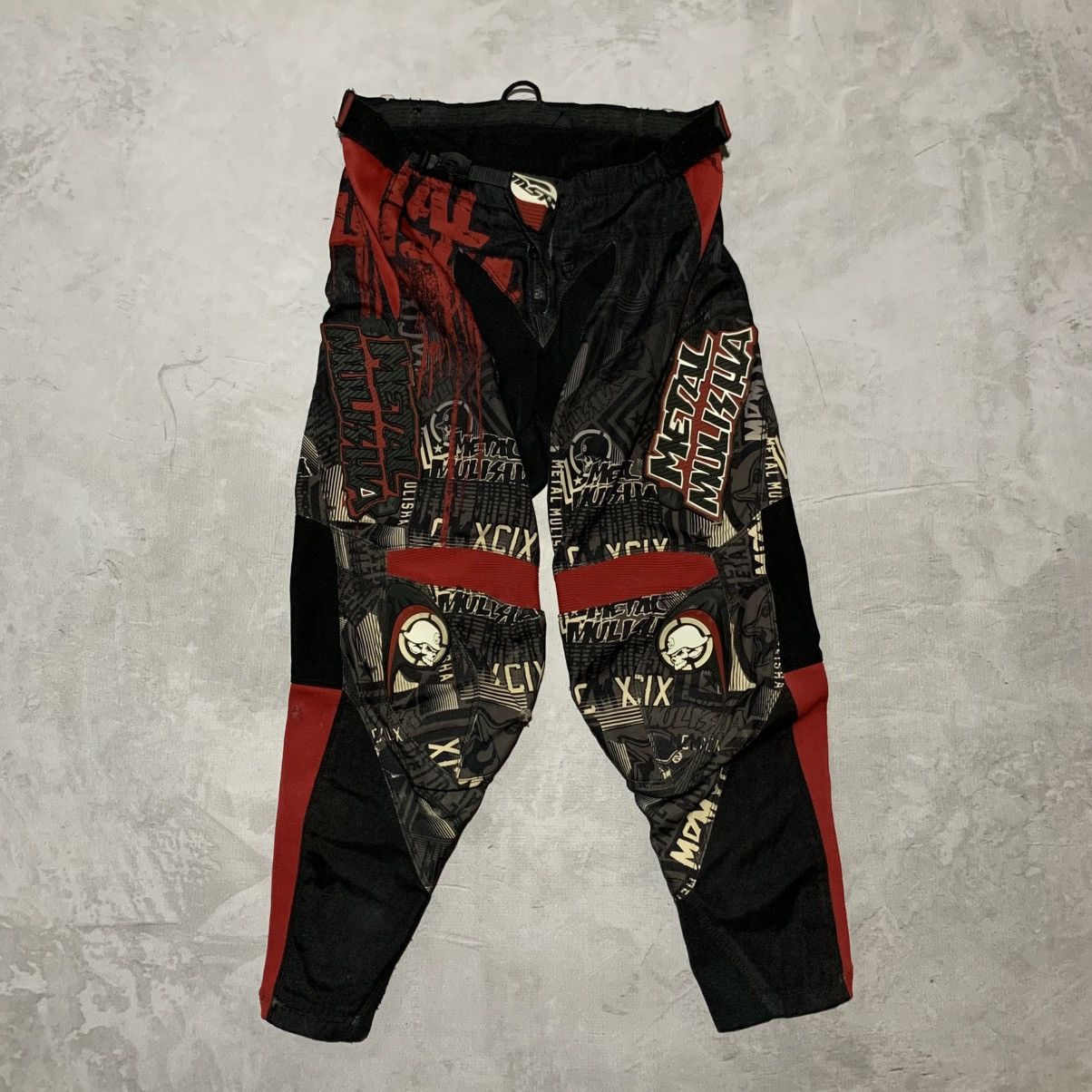 Metal Mulisha Metal Mulisha Motocross Red Black Dirt Bike Pants Size US 30 / EU 46 - 2 Thumbnail