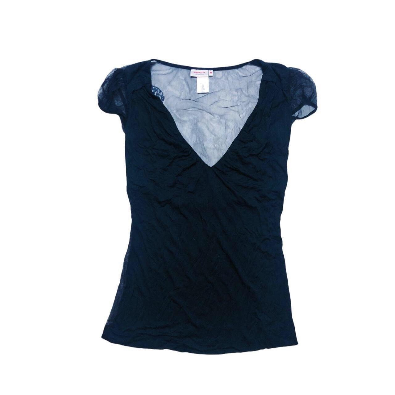 Miss Sixty The Miss Sixty Fallen Angel-Like Tee Black Size ONE SIZE - 4 Thumbnail