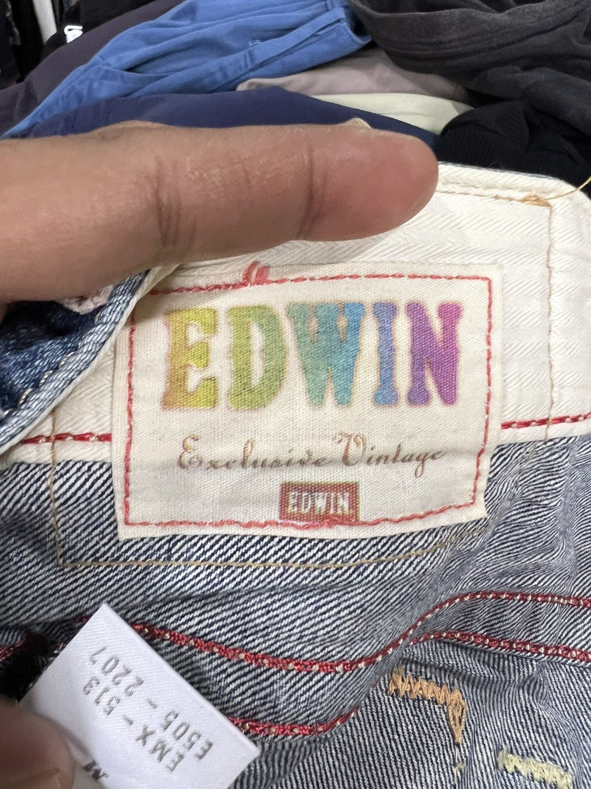 Edwin 🔥Edwin Exclusive Vintage Distressed Denim Size US 34 / EU 50 - 15 Thumbnail