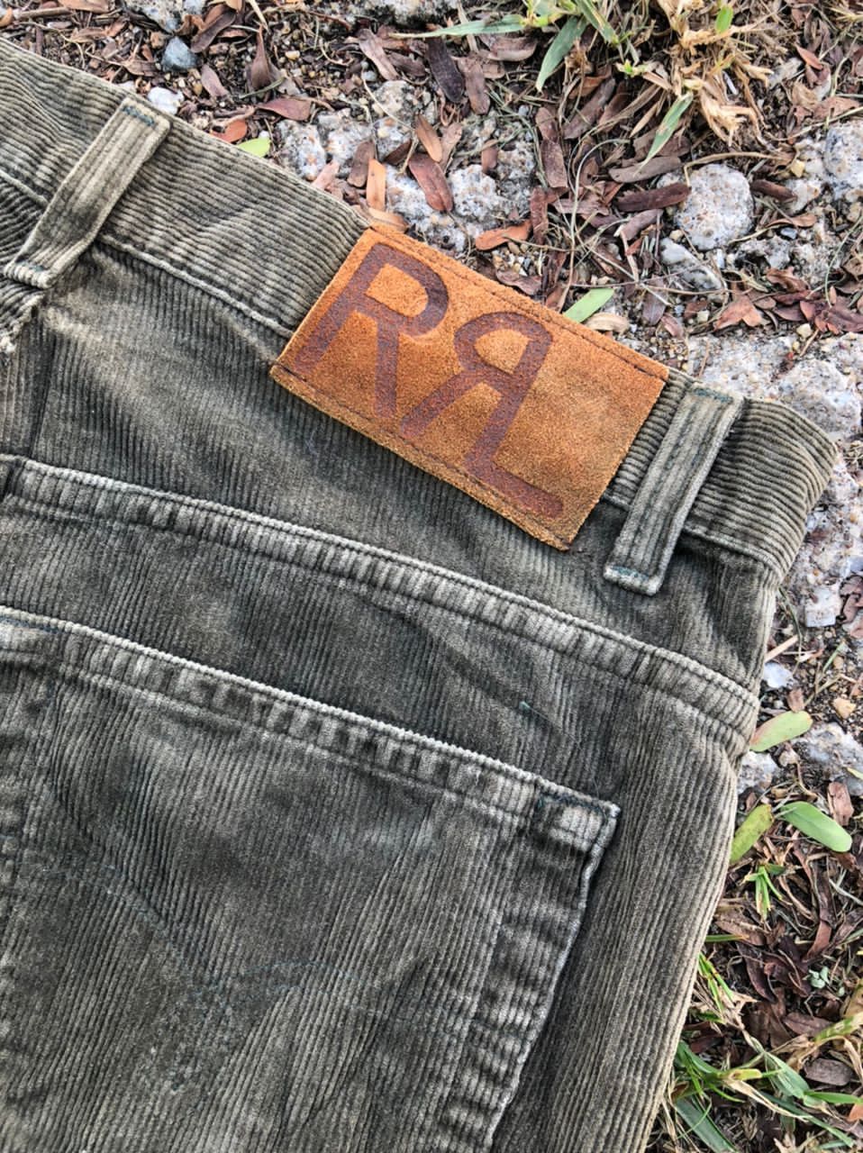 Ralph Lauren Rare🔥 Vintage RRL Ralph Lauren Corduroy Pants Size US 31 - 3 Thumbnail