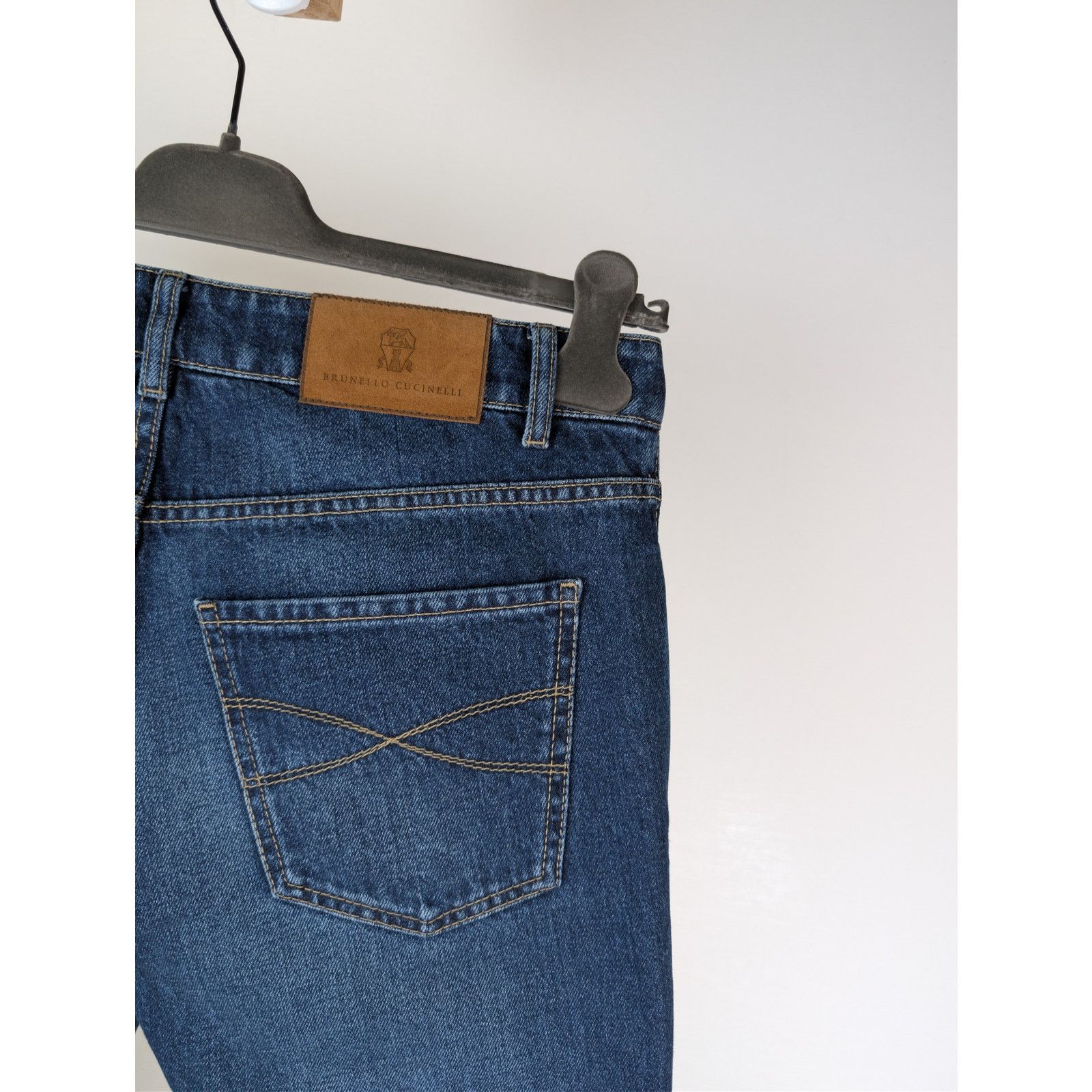 Brunello Cucinelli o1rshd1 Denim Jeans in Blue Size US 32 / EU 48 - 11 Thumbnail