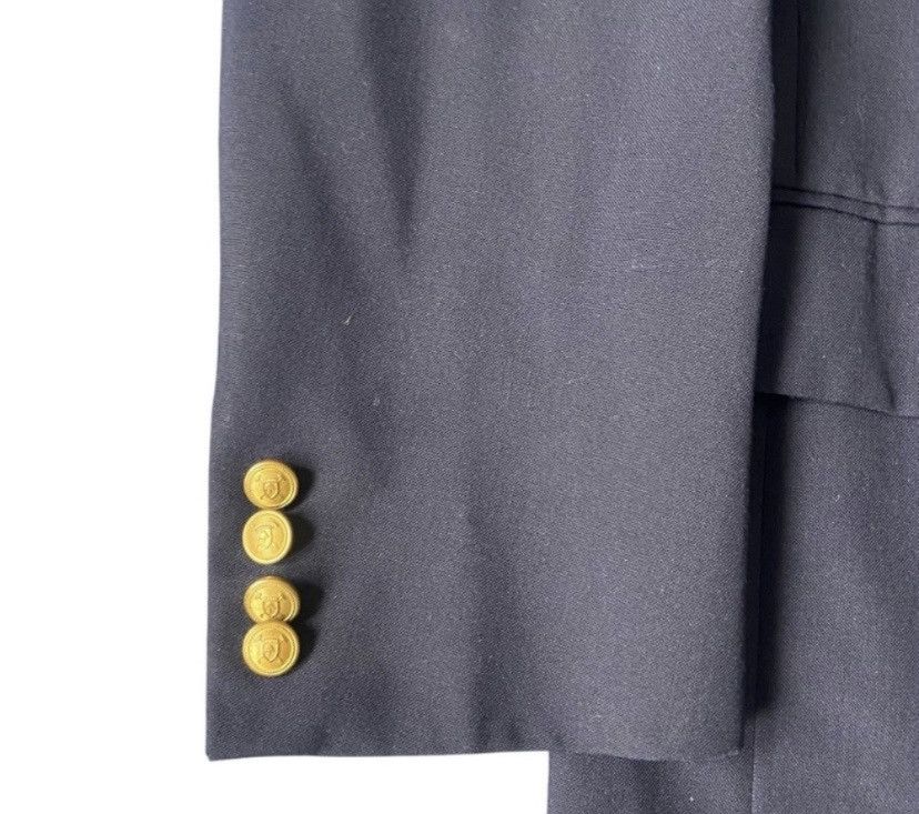 Polo Ralph Lauren Polo University Ralph Lauren Navy Gold Button blazer Men 36 Size 38R - 3 Thumbnail