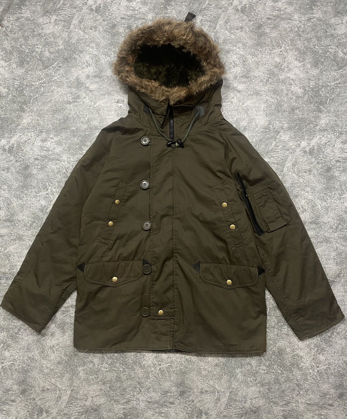 14th Addiction Japanese Verdure Fur Parka - Vkei Style Size US M / EU 48-50 / 2 - 1 Thumbnail