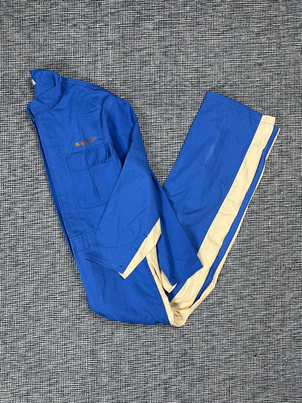 Japanese Brand × Vintage 80s vintage Japanese mechanic overalls jumpsuit worker Size US S / EU 44-46 / 1 - 11 Thumbnail