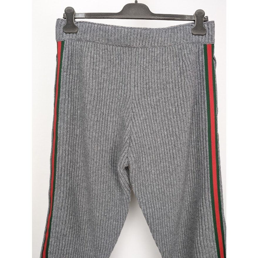 Gucci o1rshd1 Cashmere / Wool Trouser Pant in Grey Melange Size US 38 / EU 54 - 12 Thumbnail