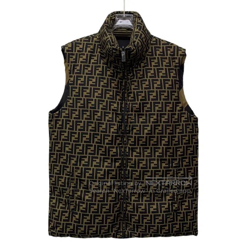 Fendi Fendi Collar zipper reversible down vest jacket Size US S / EU 44-46 / 1 - 3 Thumbnail