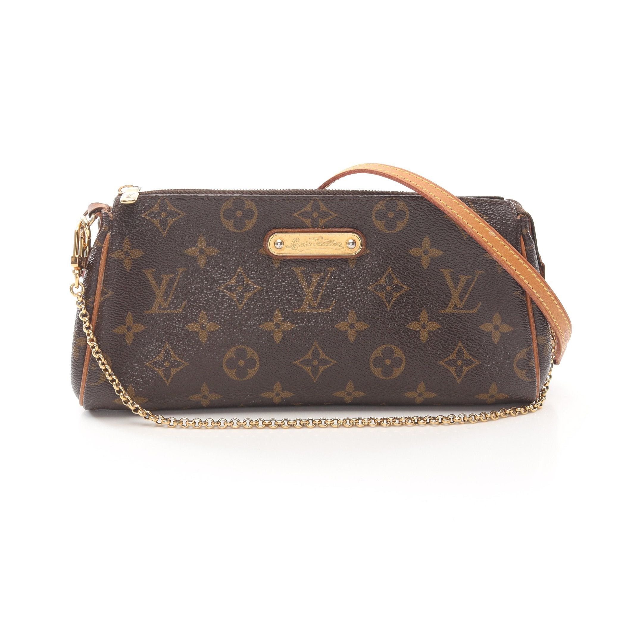 Louis Vuitton Louis Vuitton Eva Monogram Chain Shoulder Bag Leather Brown Size ONE SIZE - 1 Thumbnail