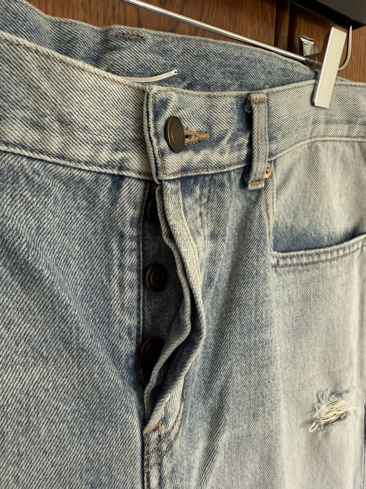 Saint Laurent Paris SS23 Saint Laurent distressed slim jeans Santa Monica 31 Size US 31 - 18 Thumbnail