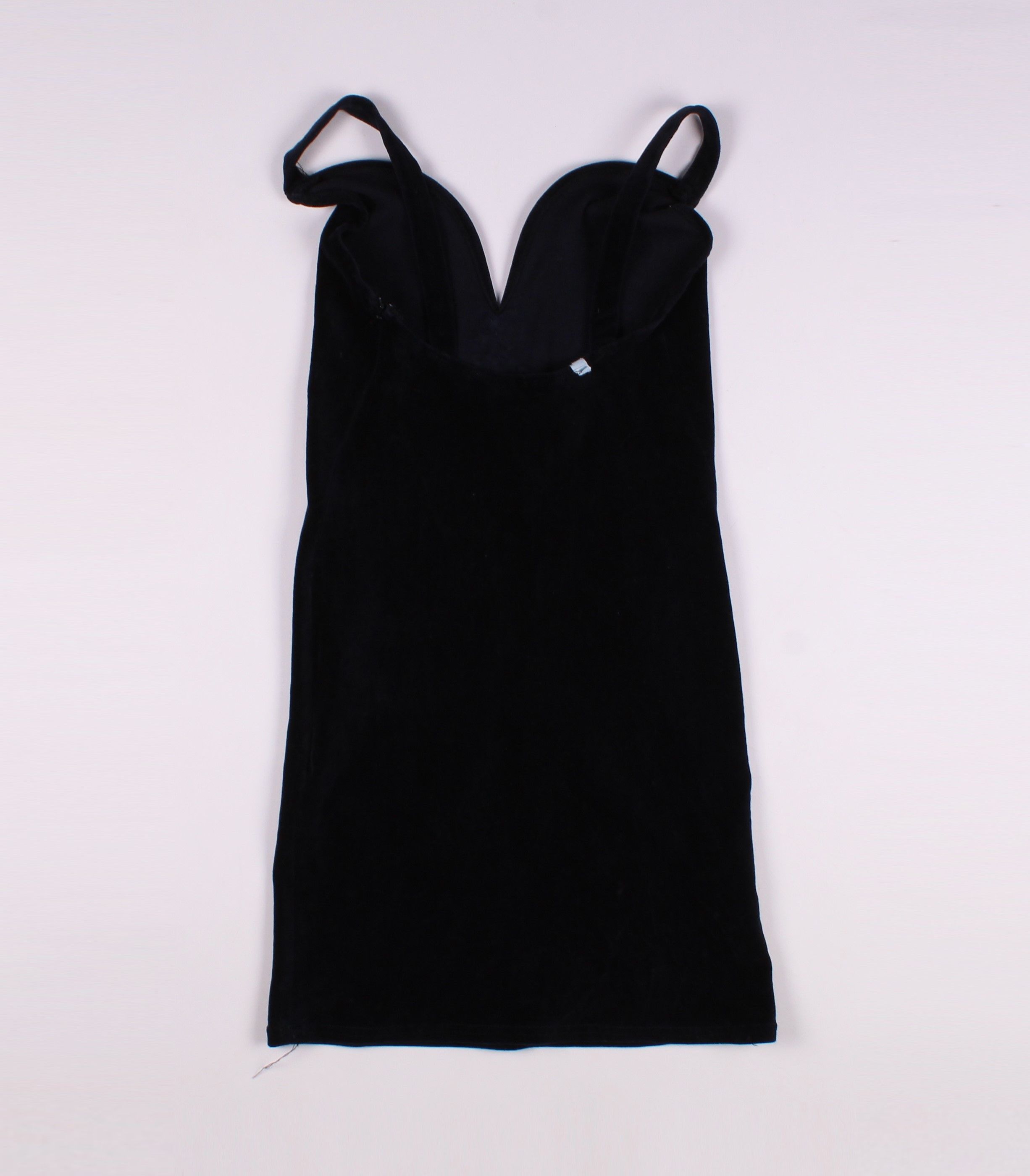 Anna Molinari Blumarine X Anna Molinari 90's Navy V-Neck Embroidered Dress Size XS / US 0-2 / IT 36-38 - 11 Thumbnail