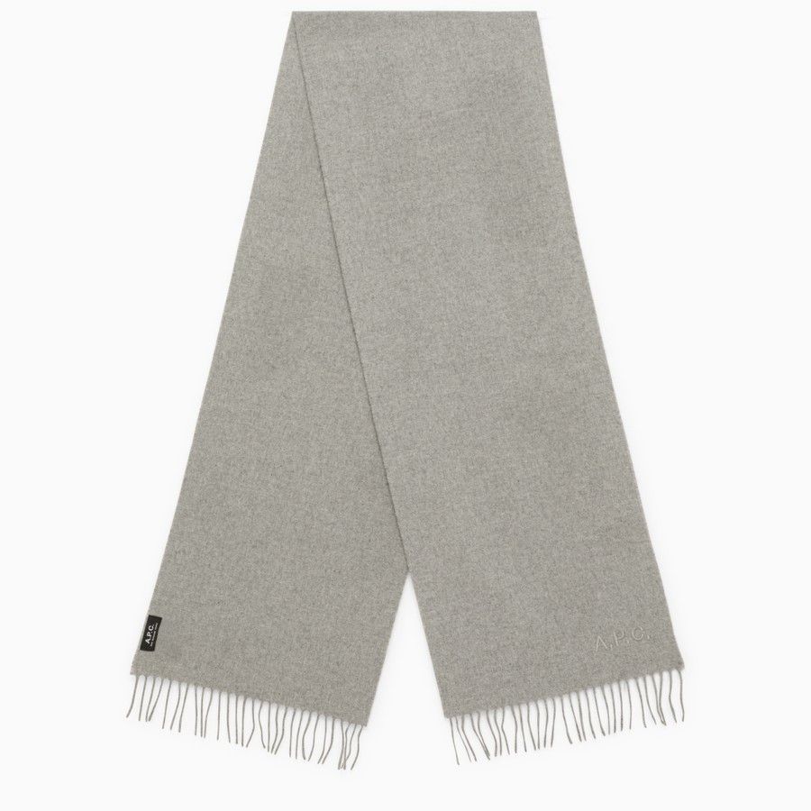 A.P.C. o1d2blof0724 Size : OS / Wool Scarf in Grey Size ONE SIZE - 1 Thumbnail