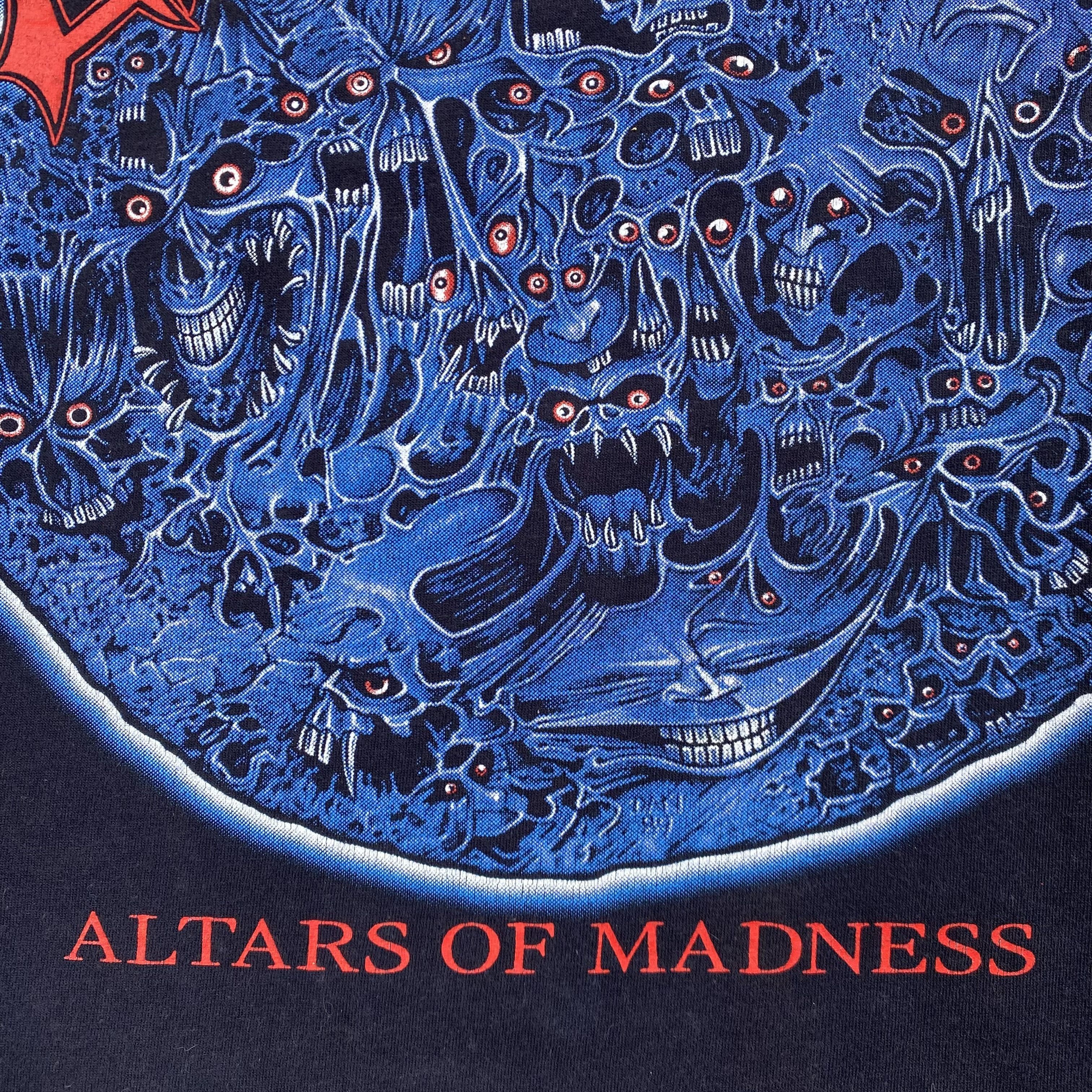 Vintage Vintage Morbid Angel 10 Years Of Madness Band T-Shirt Size US XL / EU 56 / 4 - 10 Thumbnail