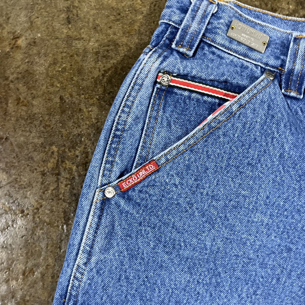 Ecko Unltd. × JNCO × Vintage Crazy Vintage Y2K Ecko UNLTD Carpenter Jeans Baggy Skater Size US 36 / EU 52 - 10 Thumbnail